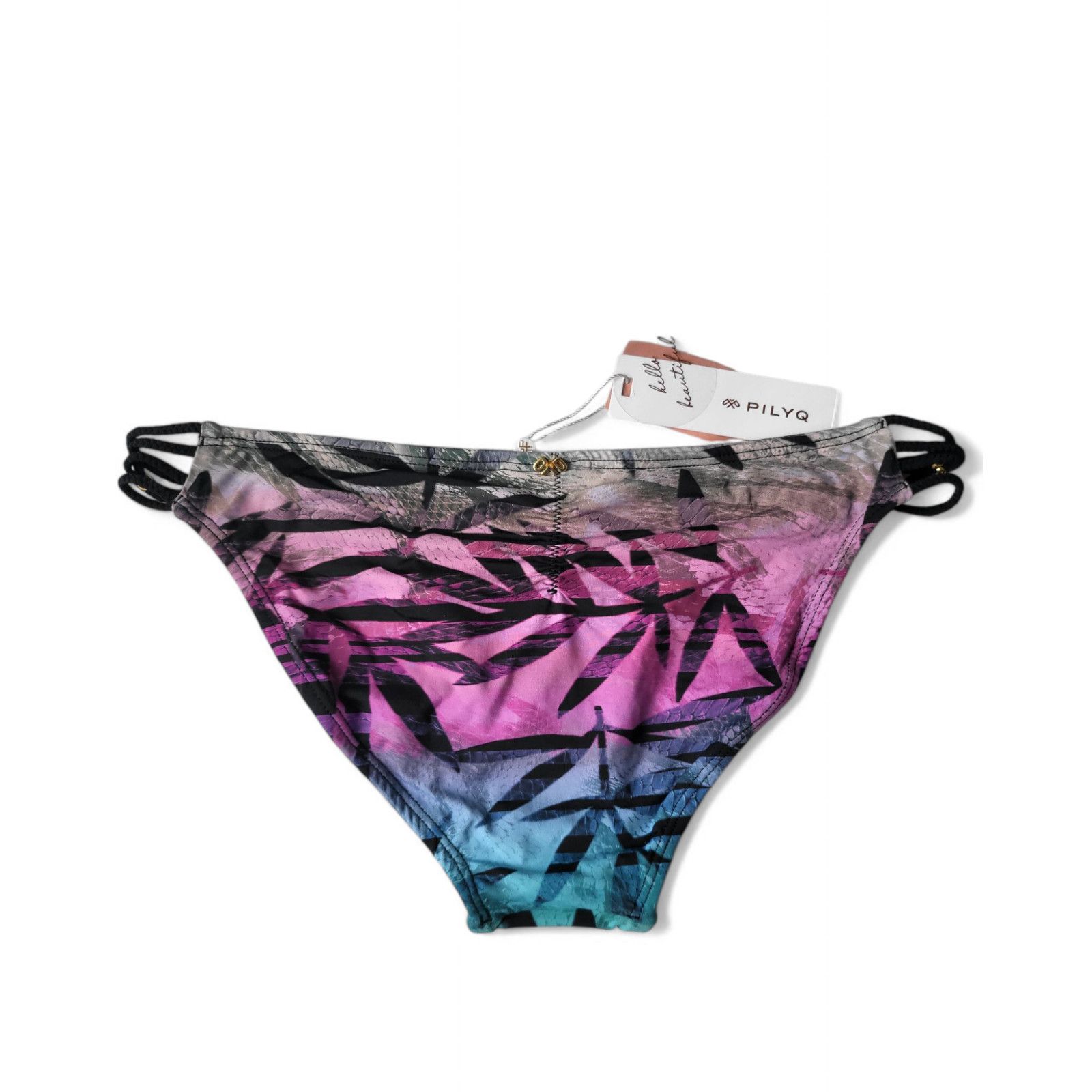 Other NWT PILYQ Congo Braided Zen Full Bikini Bottom PQ Size S Size ONE SIZE - 9 Thumbnail