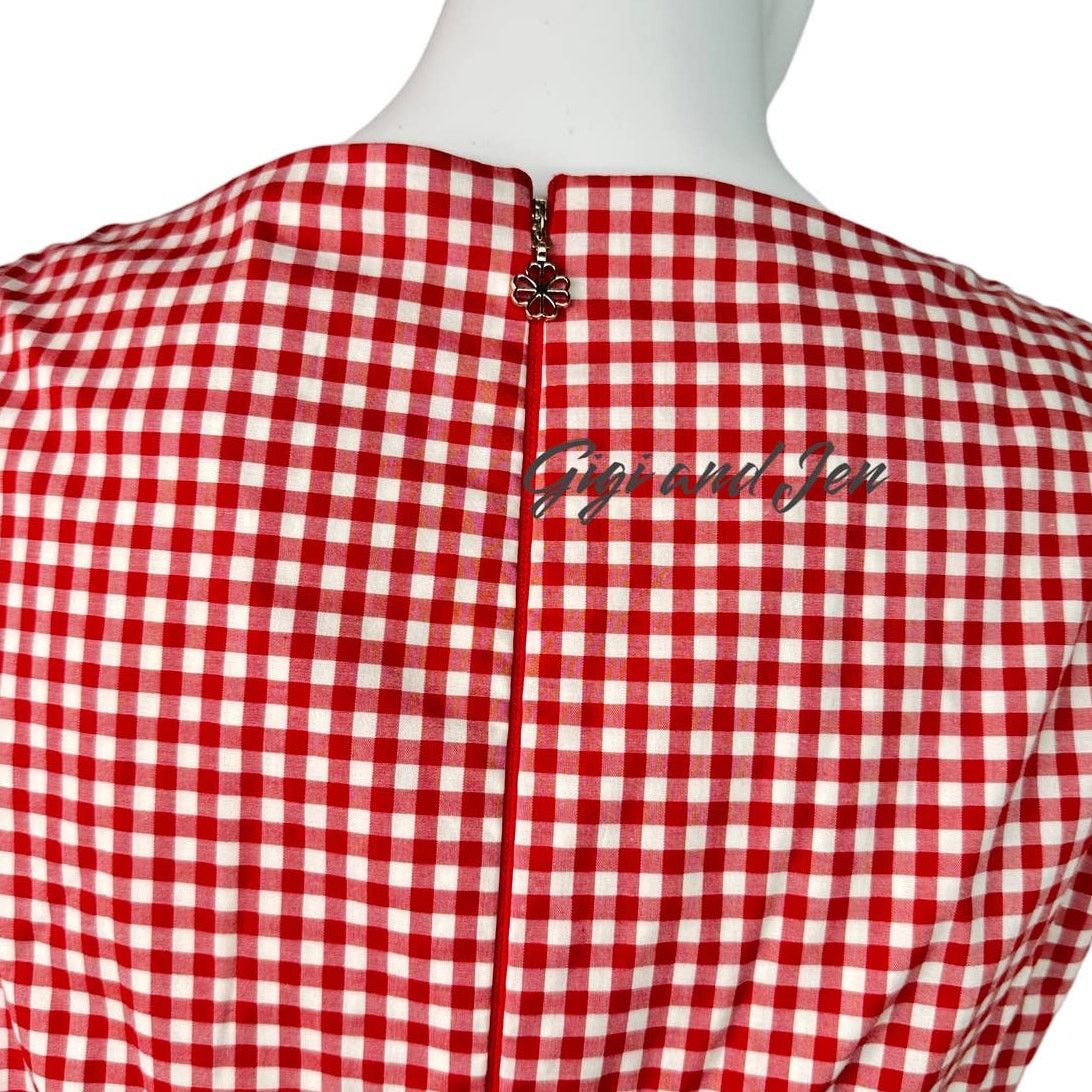 Kate Spade kate spade NY Women’s Mini Gingham Vineyard Dress size 6 Size M / US 6-8 / IT 42-44 - 4 Thumbnail