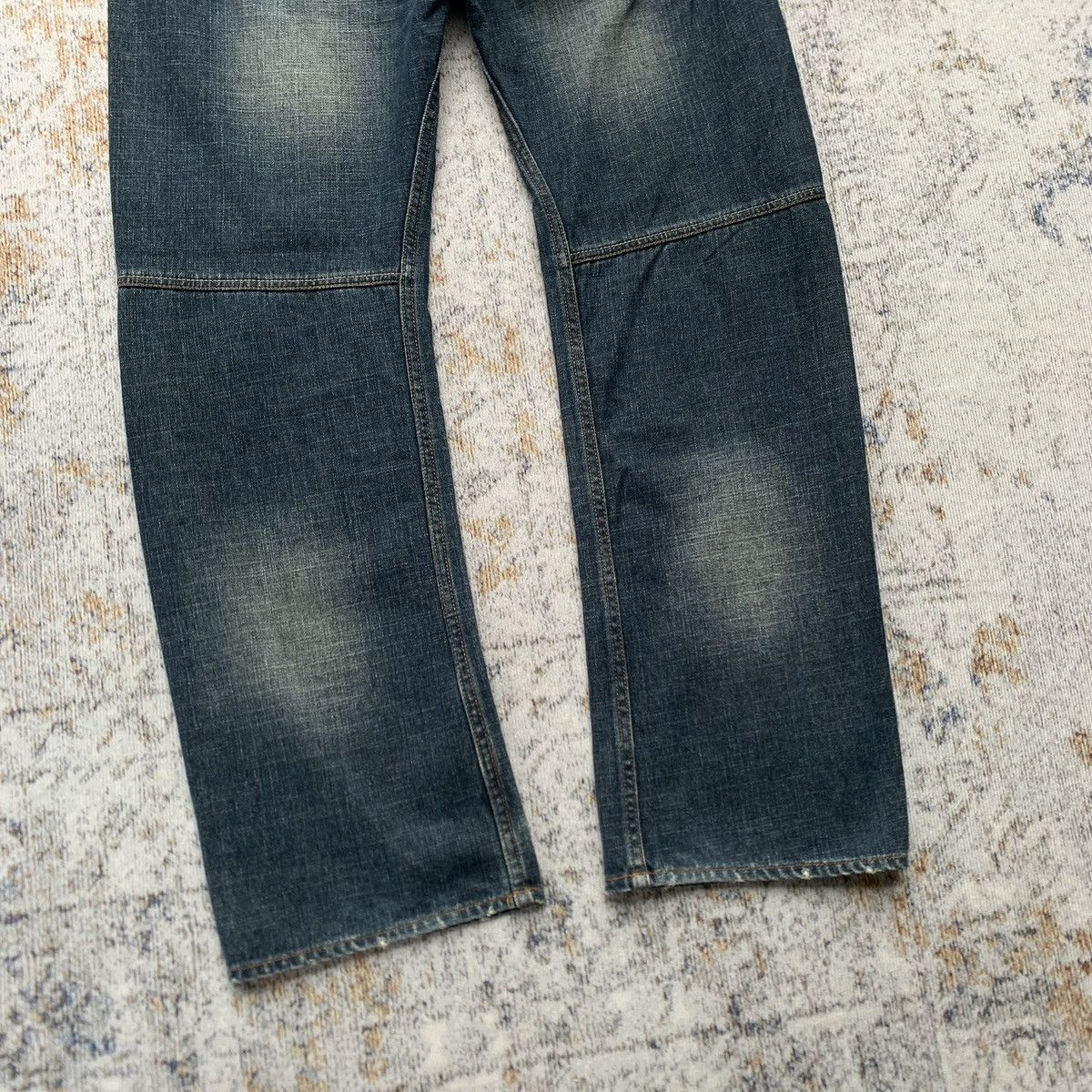 Japanese Brand Rare Vintage Dominate Mudwash Double Waist Artisan Jeans Size US 34 / EU 50 - 4 Thumbnail