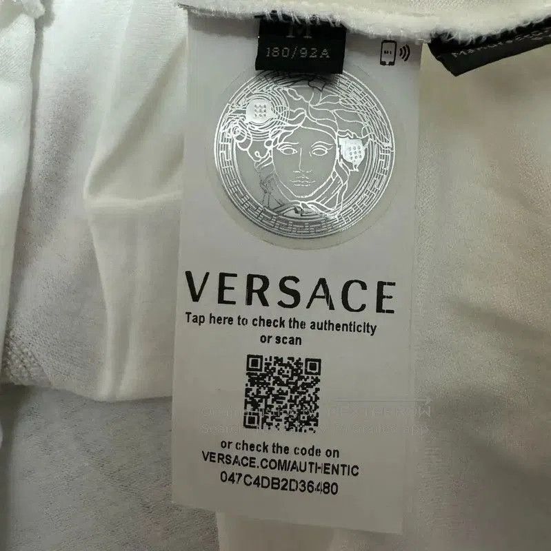 Versace Versace Men's White Cotton Medusa T-shirt . Size US M / EU 48-50 / 2 - 4 Thumbnail