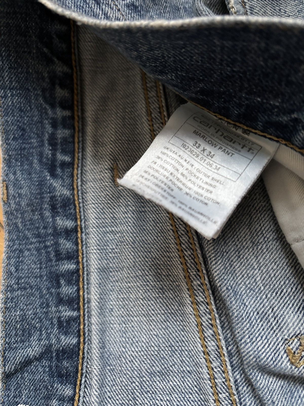 Carhartt Carhartt Distressed Vintage Jeans Size US 33 - 7 Thumbnail