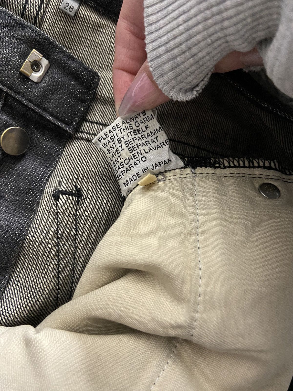 Dior Dior Homme SS05 ‘untitled’ Clawmark Denim by Hedi Slimane Size US 28 / EU 44 - 6 Thumbnail