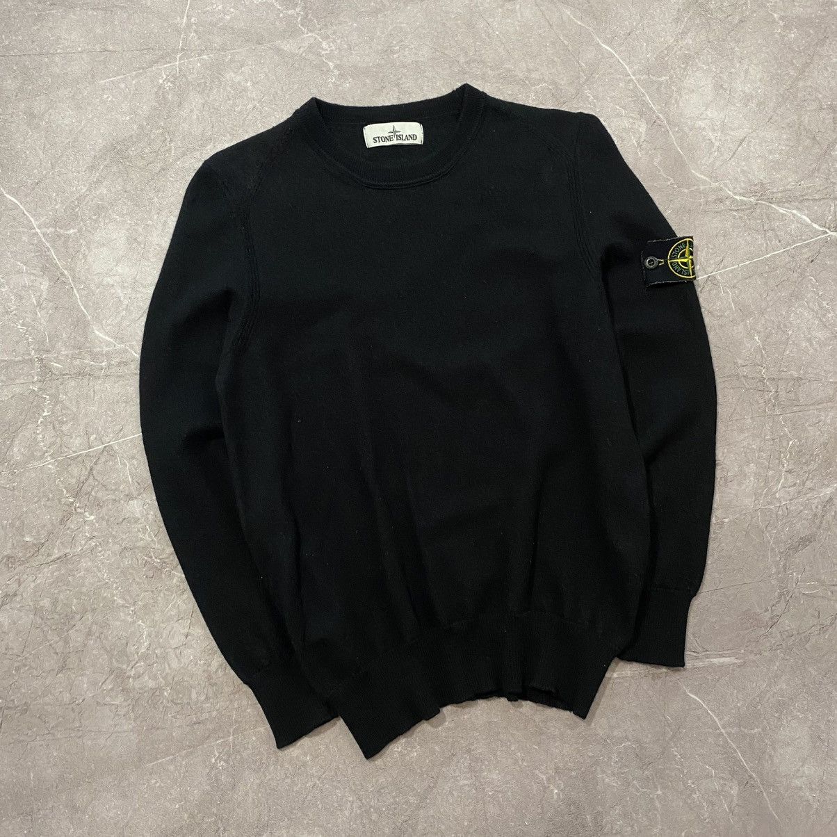 Massimo Osti × Stone Island × Vintage STONE ISALND WOOL SWEATER WITH PATCH MASSIMO OSTI Size US M / EU 48-50 / 2 - 1 Thumbnail