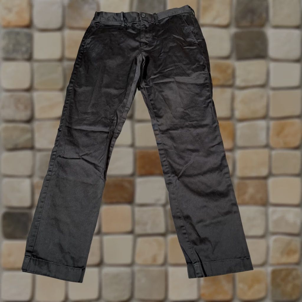 J.Crew J Crew Mens Pants Gray 31x30 Straight Cotton Twill Broken In Chino Size US 31 - 1 Thumbnail