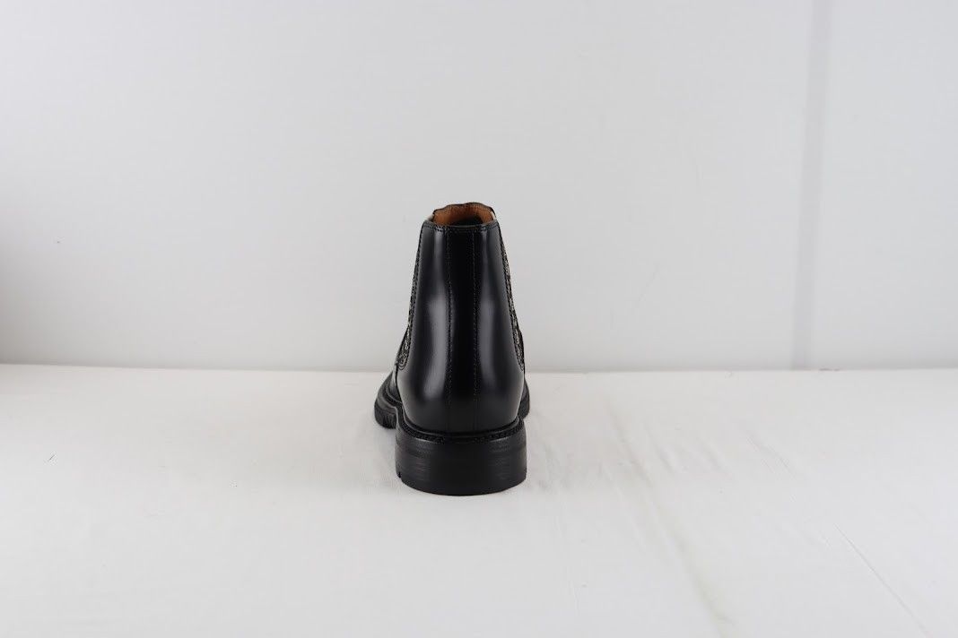 Dior o1rshd1 Expl Explorer Chelsea Boot Calf in Black/Beige Size US 12 / EU 45 - 6 Thumbnail