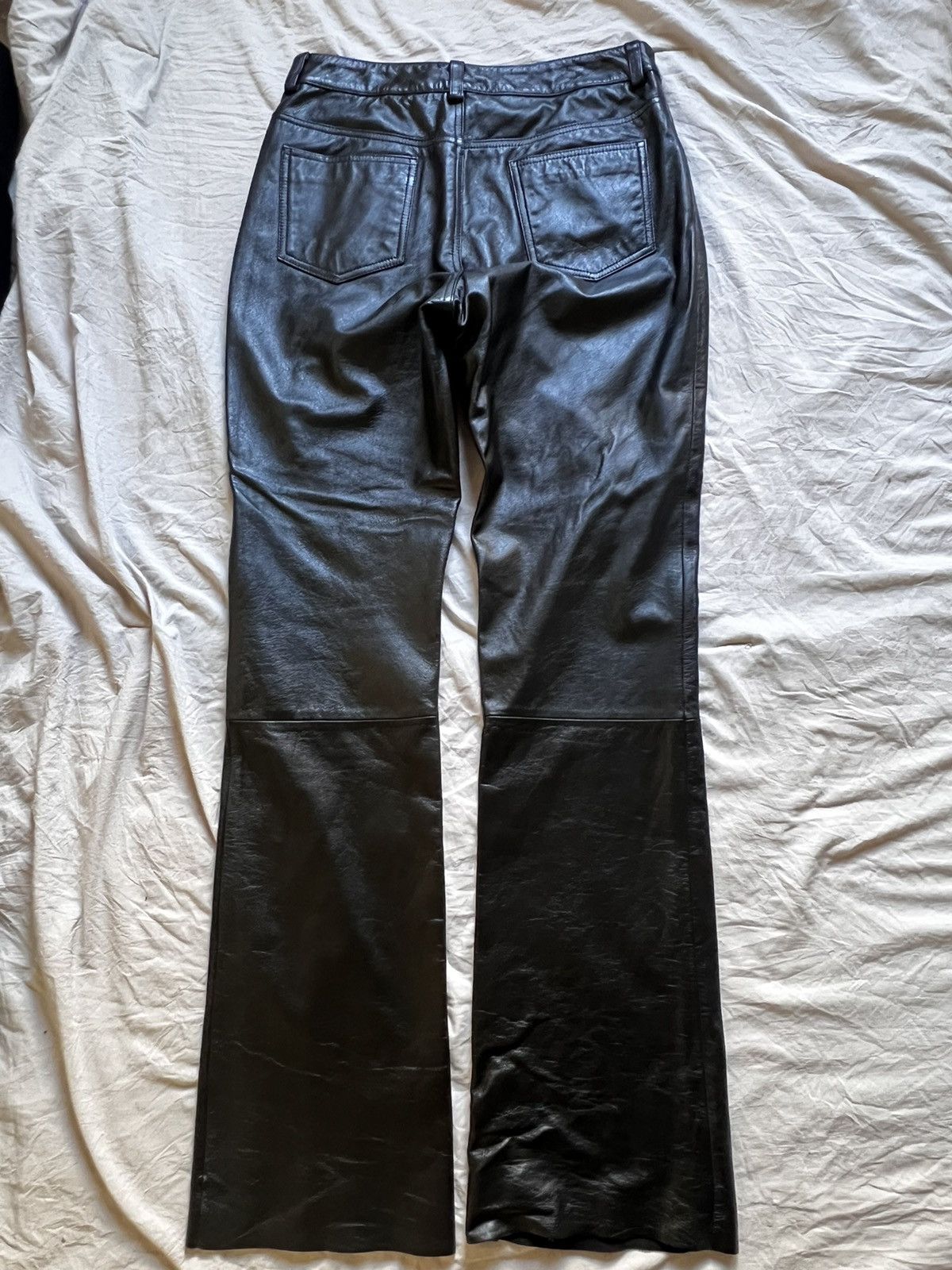 Wilsons Leather Black Genuine Leather Wilsons Women Pants Size 34" / US 12 / IT 48 - 4 Thumbnail