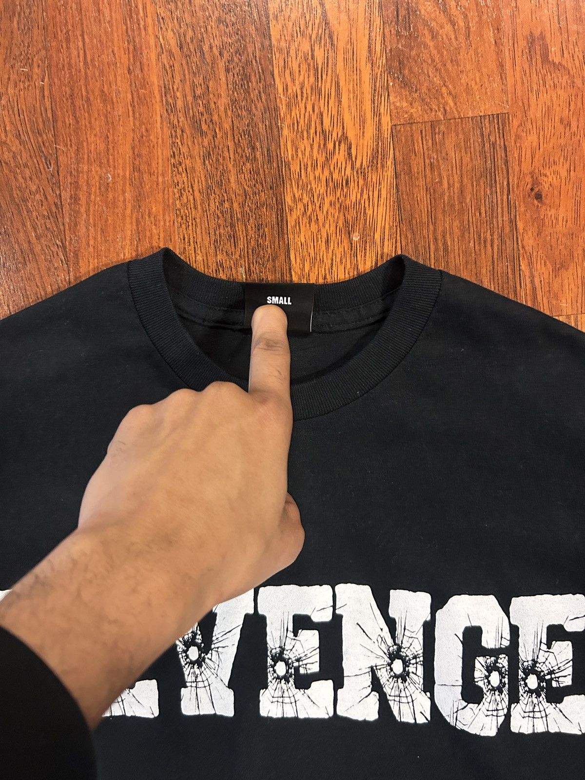 Revenge Revenge Bullet hole logo tee | Small Size US S / EU 44-46 / 1 - 3 Thumbnail