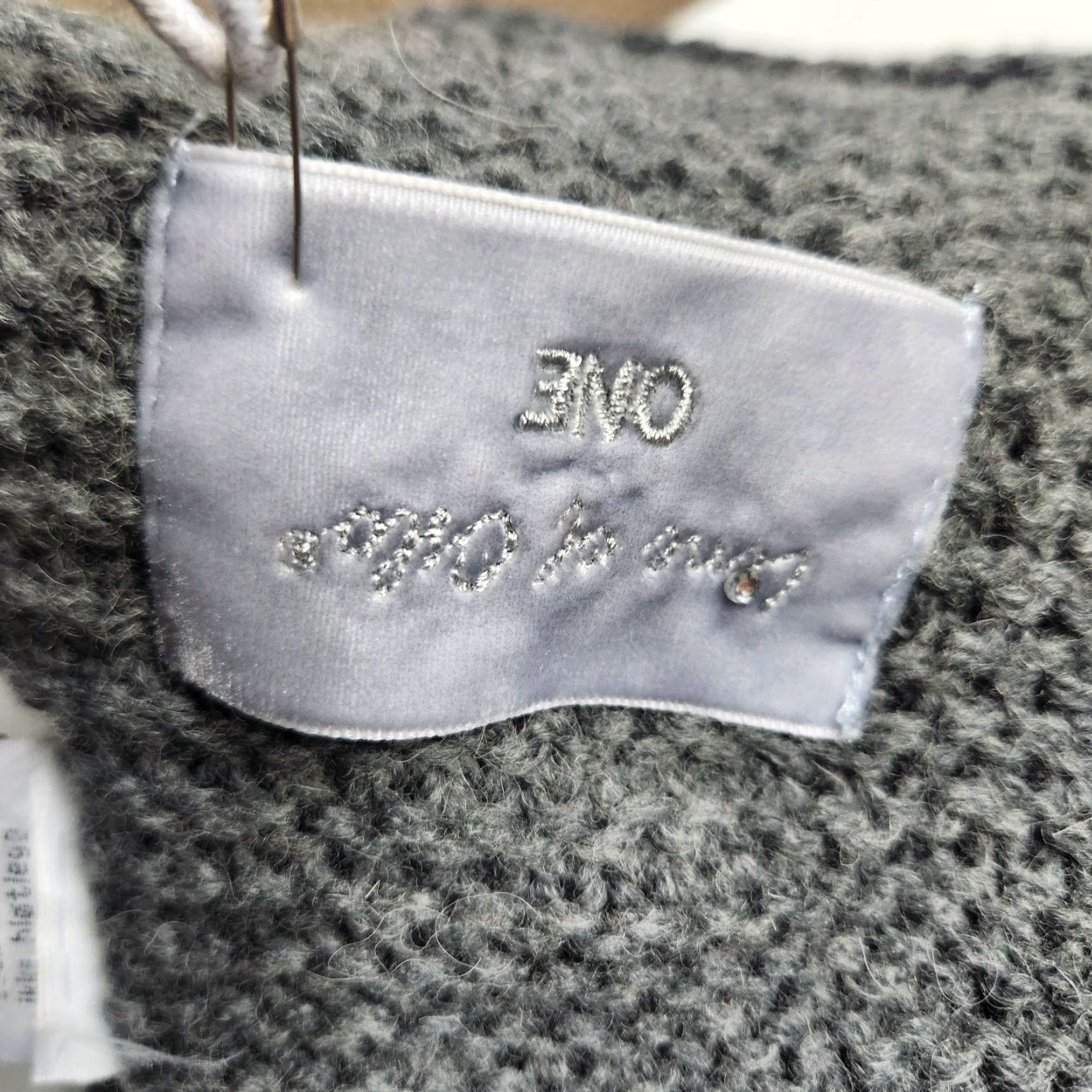 Vintage Line of Oslo Wool Alpaca Blend Gray Knit Scarf-12x74" NWT Size ONE SIZE - 5 Thumbnail