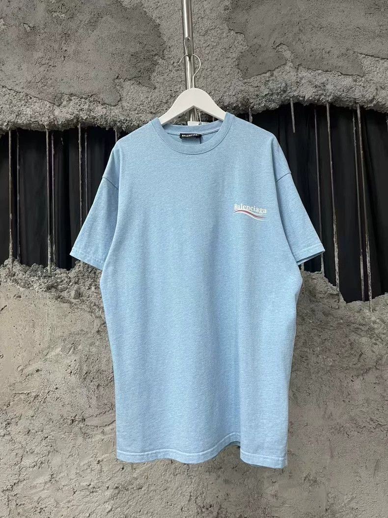 Balenciaga Balenciaga Haze Blue Coke Short Sleeves 2505-Nextarrow Size US XS / EU 42 / 0 - 2 Thumbnail