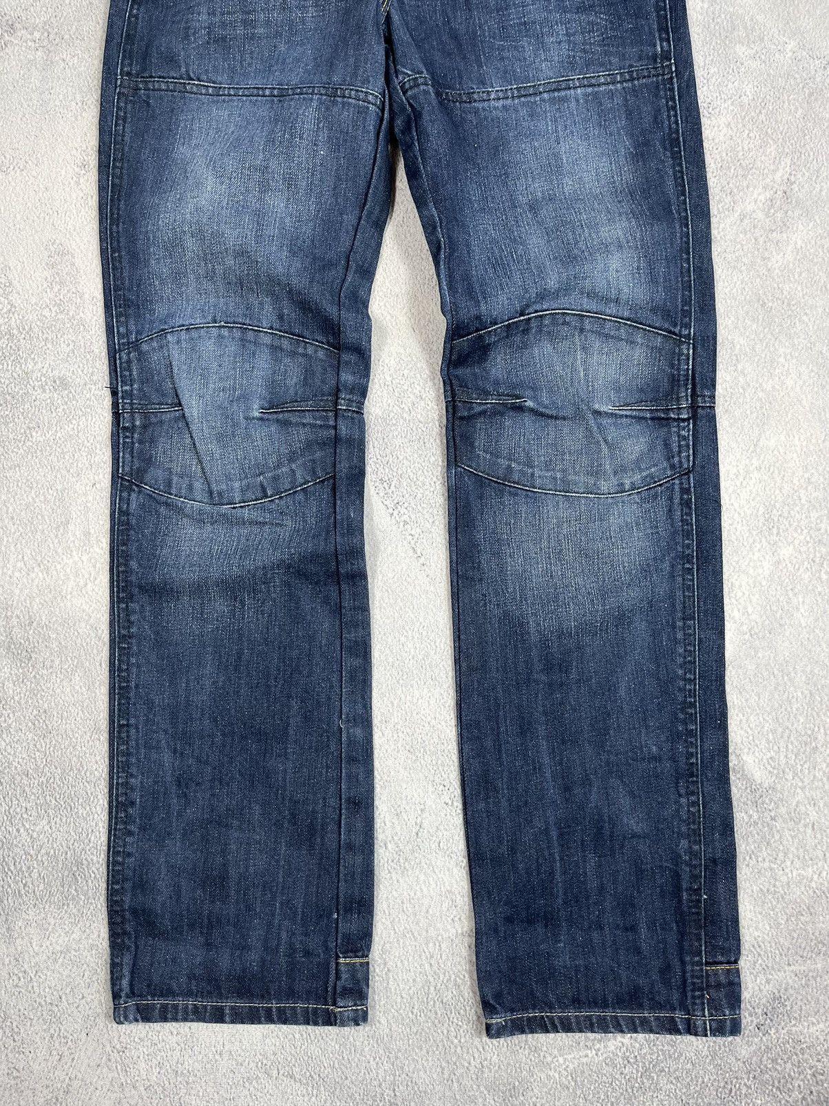Japanese Brand × Vintage Vintage Y2K Japanese double knee jeans denim style size 28 Size 28" / US 6 / IT 42 - 3 Thumbnail