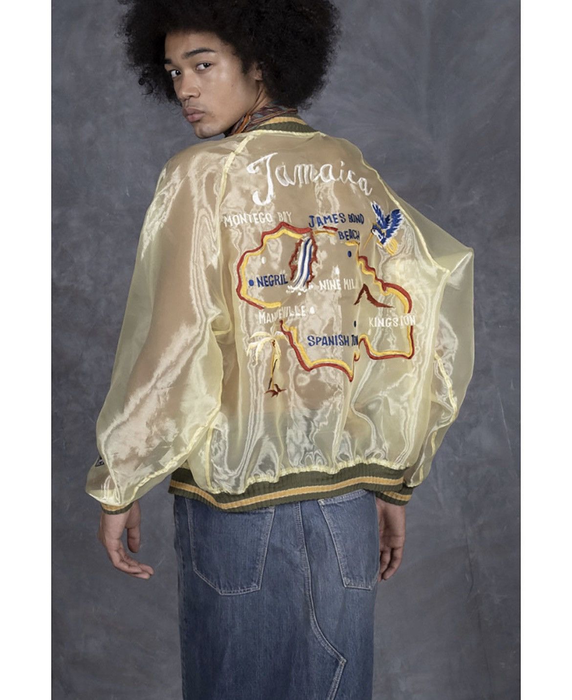 Kapital Kapital Jamaica Sheer Pearl Souvenir Mosquito Jacket Size US XL / EU 56 / 4 - 8 Thumbnail