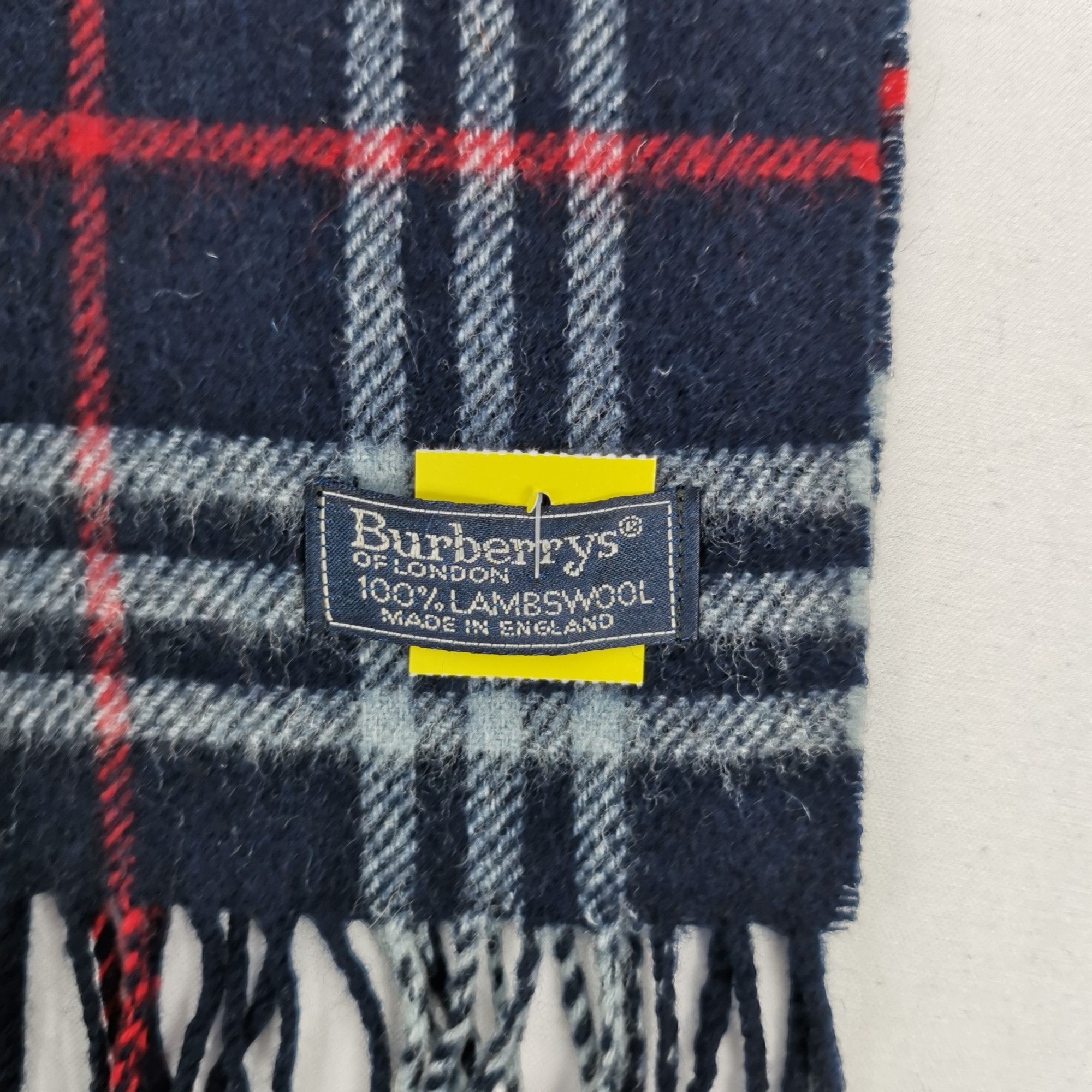 Burberry Vintage Burberry Scarf Tartan Plaid Muffler Wool Scarves Size ONE SIZE - 3 Thumbnail