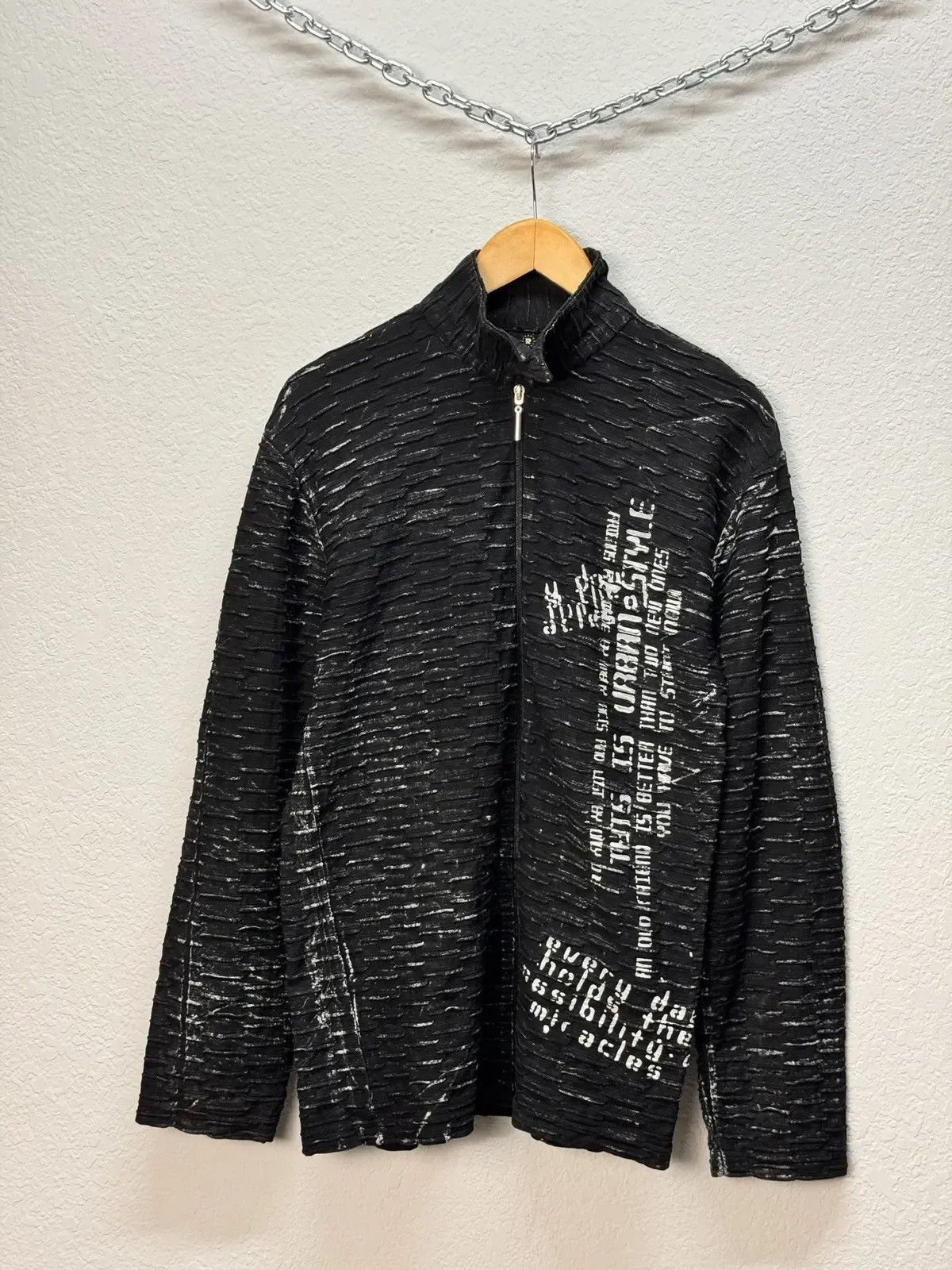 Designer × Vintage VINTAGE SWEATER AVANT GARDE IF SIX WAS NINE STYLE GOTHIC Size US L / EU 52-54 / 3 - 3 Thumbnail