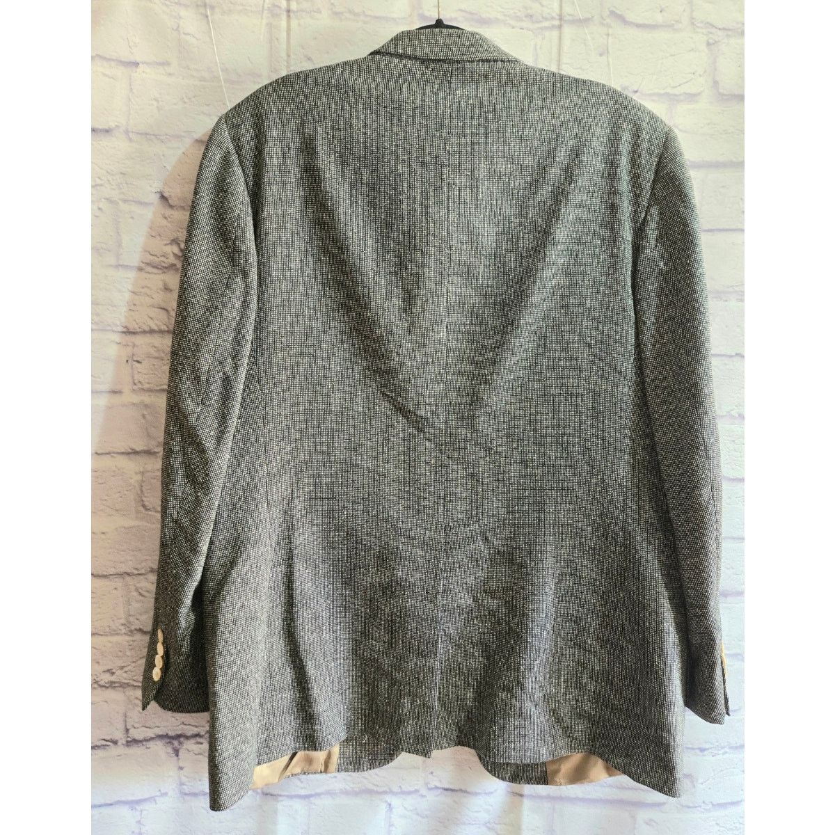 Other Bill Blass Dillards Black White Woven Size 46 Men's Blazer Size US XL / EU 56 / 4 - 5 Thumbnail