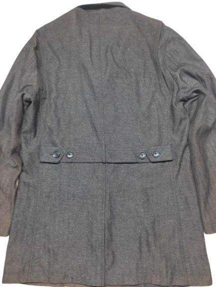 Vintage VINTAGE LES MUES OVER COAT DARK GREY Size M / US 6-8 / IT 42-44 - 4 Thumbnail