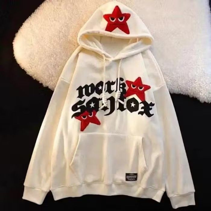 Japanese Brand Oversized Y2K Vintage Embroidery Hoodie Size US M / EU 48-50 / 2 - 1 Thumbnail