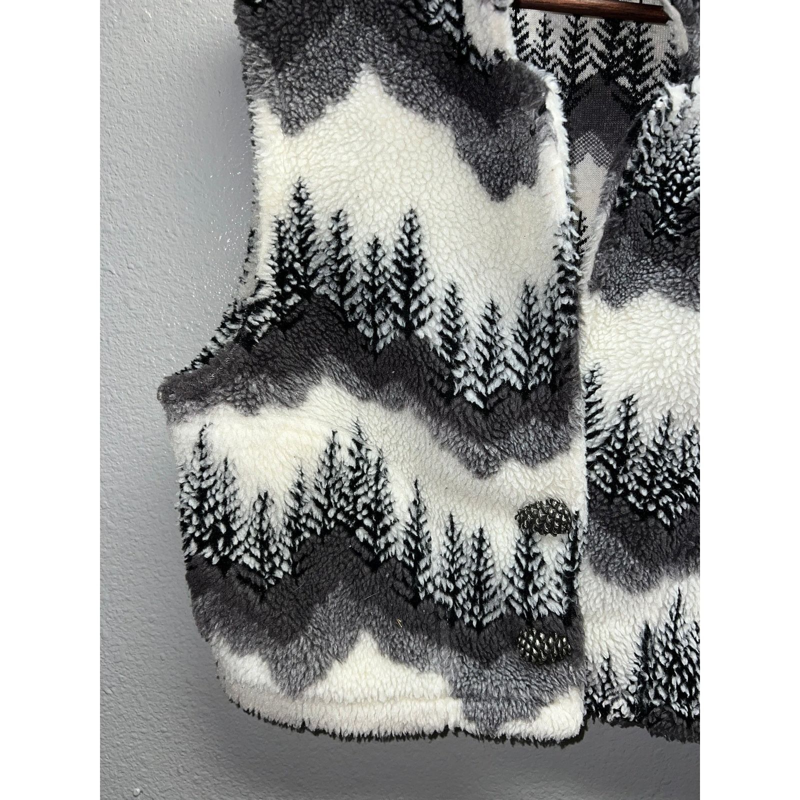 Vintage Womens Pine Cone Designs Sweater Sleeveless Palmer Lake M Size M / US 6-8 / IT 42-44 - 3 Thumbnail