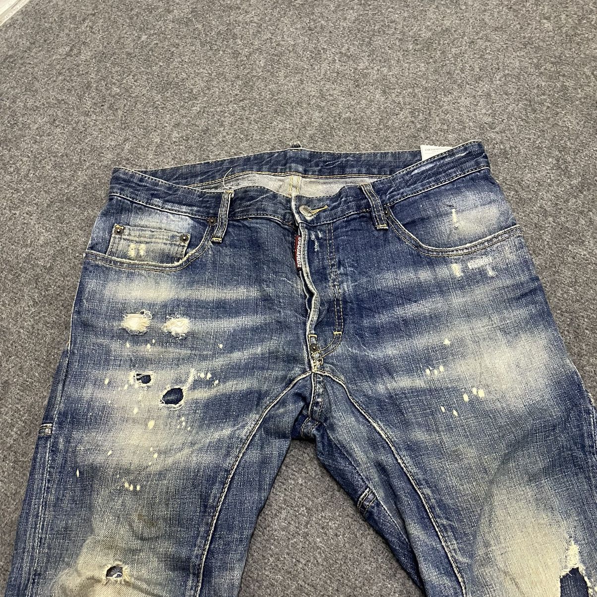Other Dsquared2 Distressed Paint Splattered Denim Size US 36 / EU 52 - 5 Thumbnail