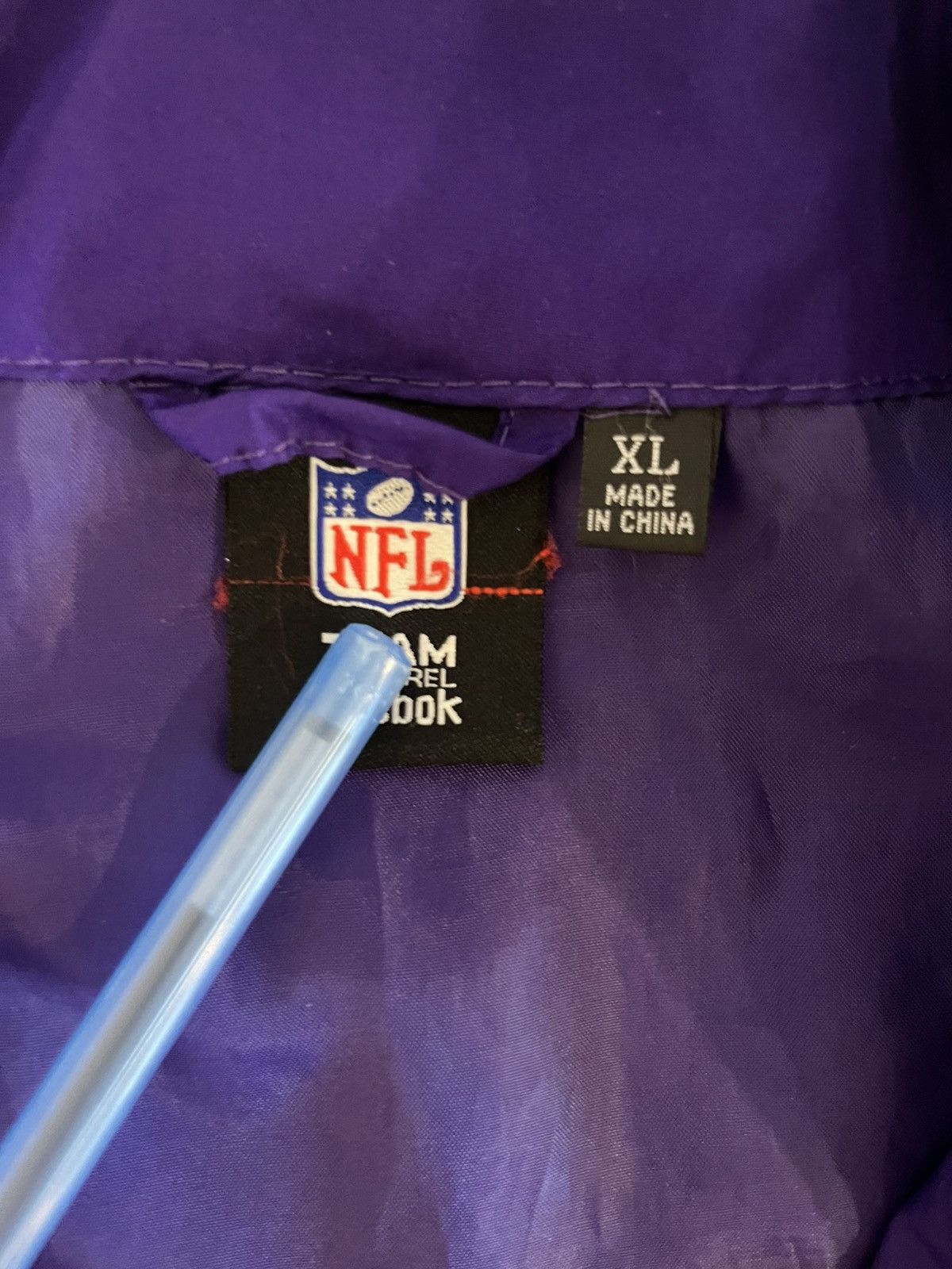 NFL Minnesota Vikings jacket windbreaker nfl y2k Size US XL / EU 56 / 4 - 4 Thumbnail