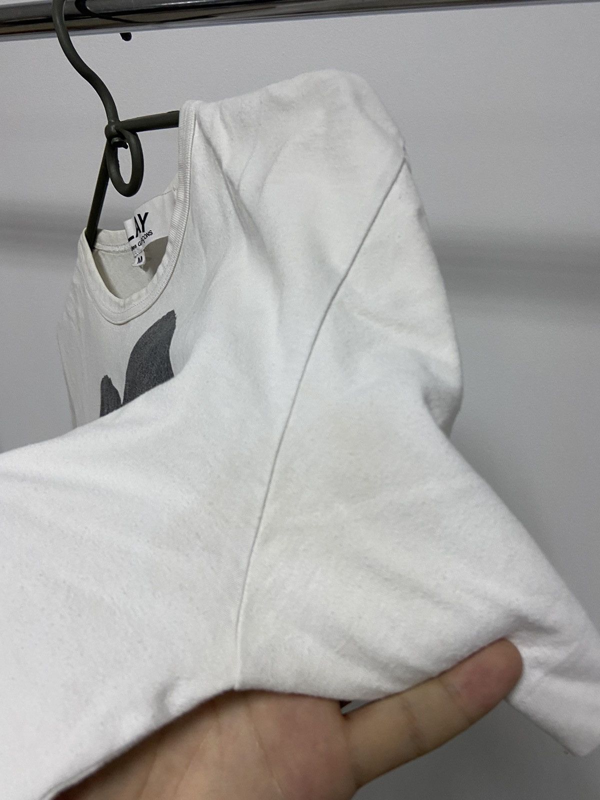 Comme des Garcons PLAY Play Come Des Garcons Vintage T Shirt Big Logo Size US M / EU 48-50 / 2 - 10 Thumbnail