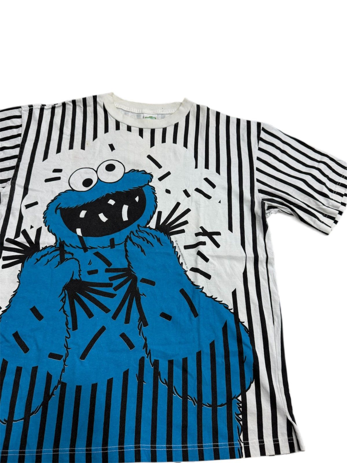 Vintage 90s Cookie Monster AOP Size US XL / EU 56 / 4 - 3 Thumbnail
