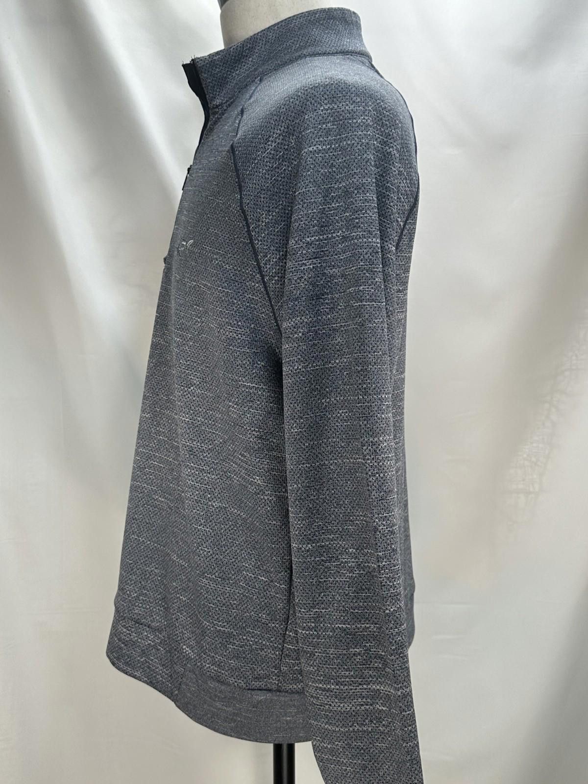 Greg Norman Greg Norman Embroidered Logo 1/4 Zip Pullover Gray Men's M Size ONE SIZE - 2 Thumbnail