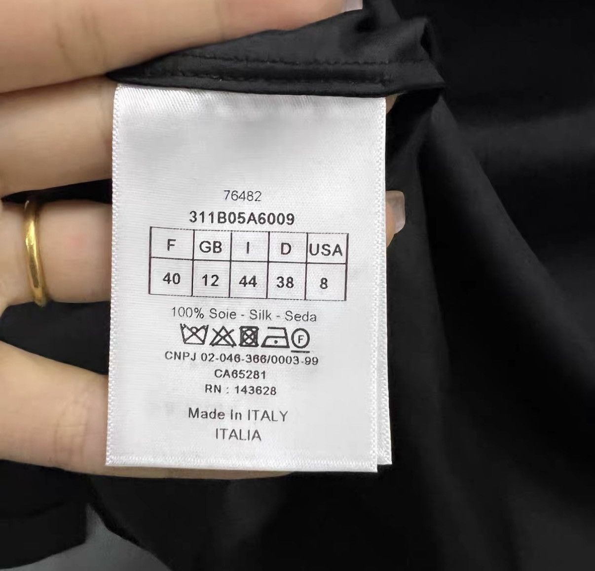 Dior Dior Black Shirt J41 Size M / US 6-8 / IT 42-44 - 3 Thumbnail