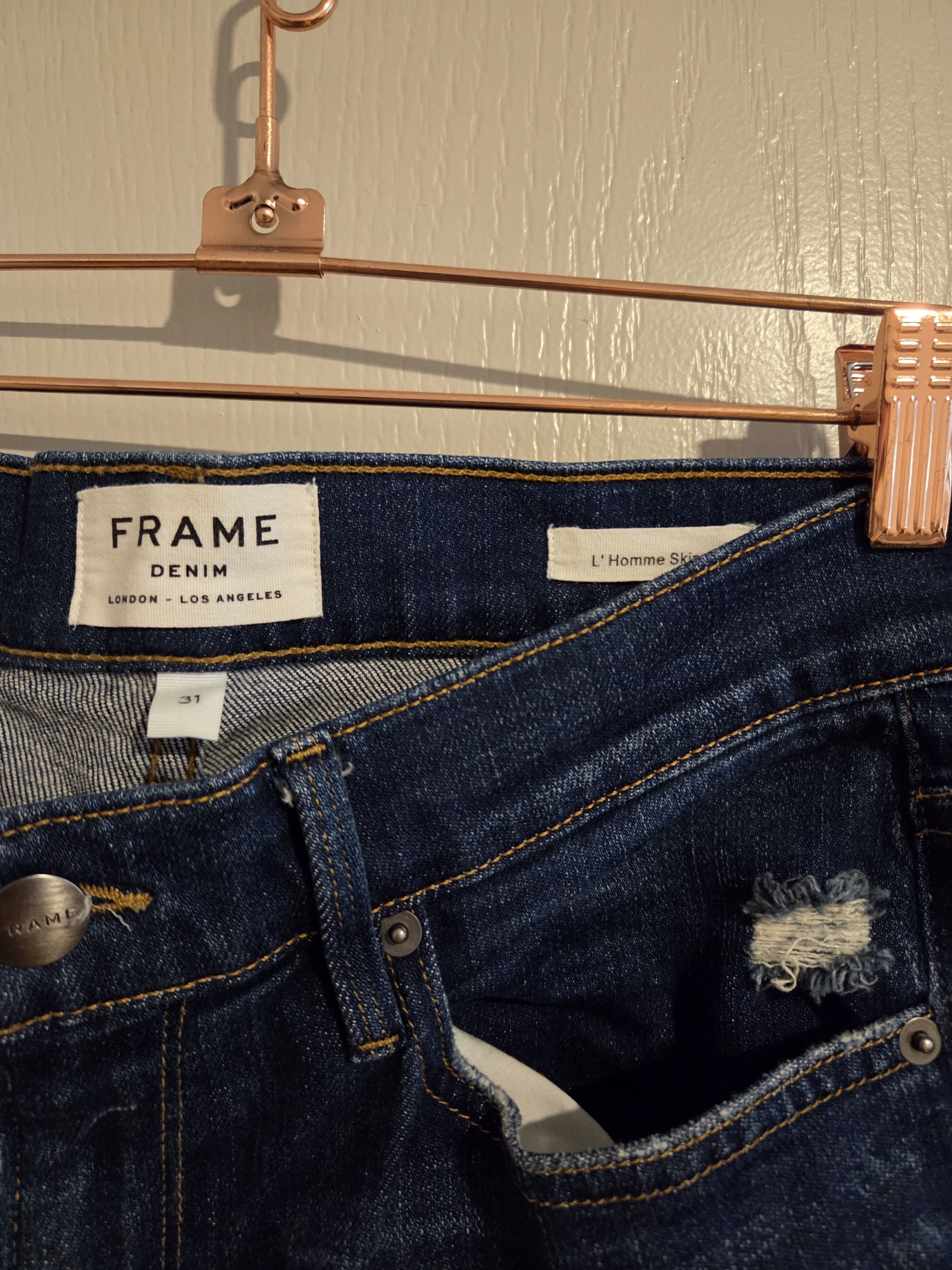 L Homme Skinny Sully Hill wash