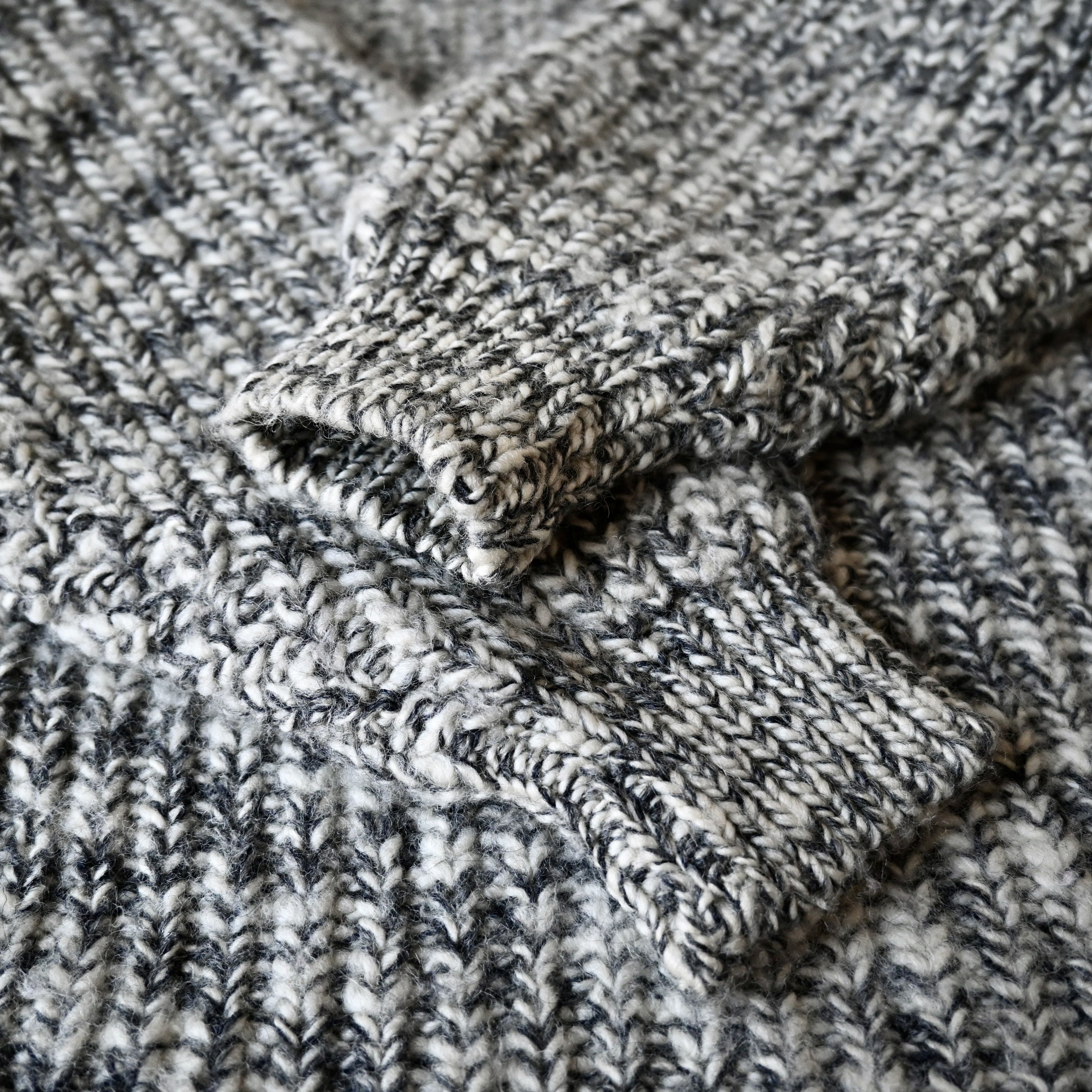 Vintage Vtg MOTHERS S.P.C. marled chunky knit sweater, made in UK Size S / US 4 / IT 40 - 15 Thumbnail