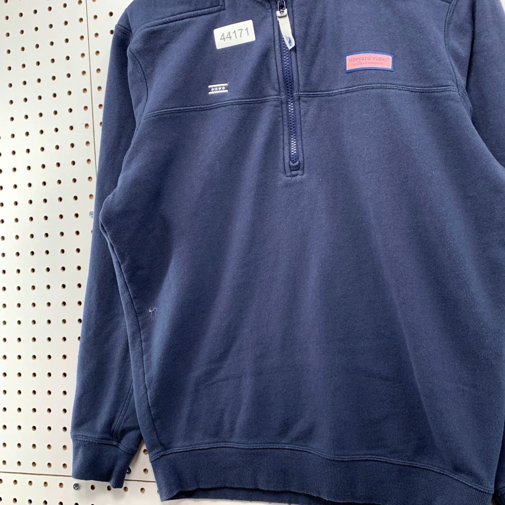 Vineyard Vines Vineyard Vines 1/4 Zip Pullover Sweatshirt Mens Small Navy Blue Shep & Ian Size US S / EU 44-46 / 1 - 3 Thumbnail
