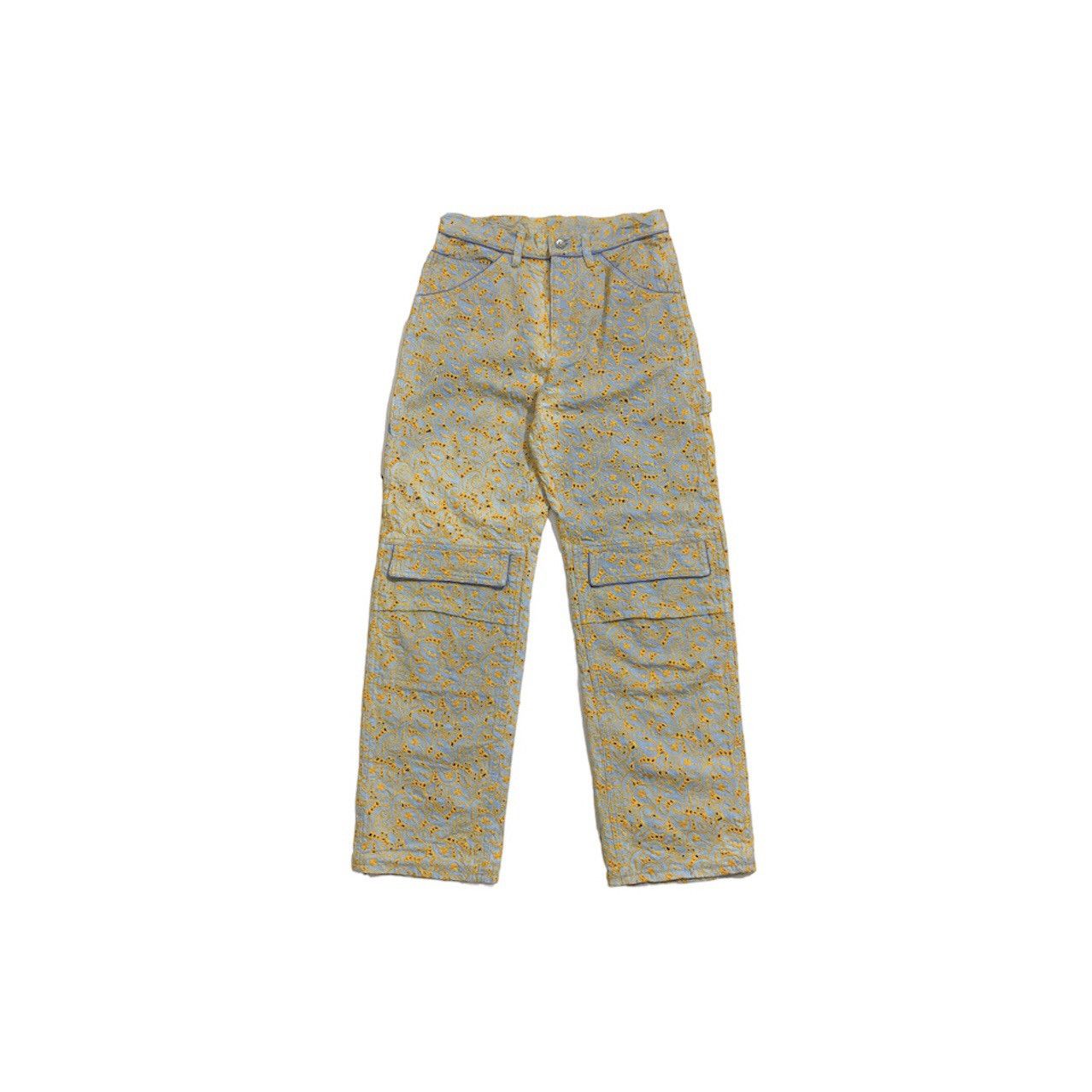 image of Seditionaries X-Girl Cutwork Painter Pants Y2K in Mix, Women's (Size 26)