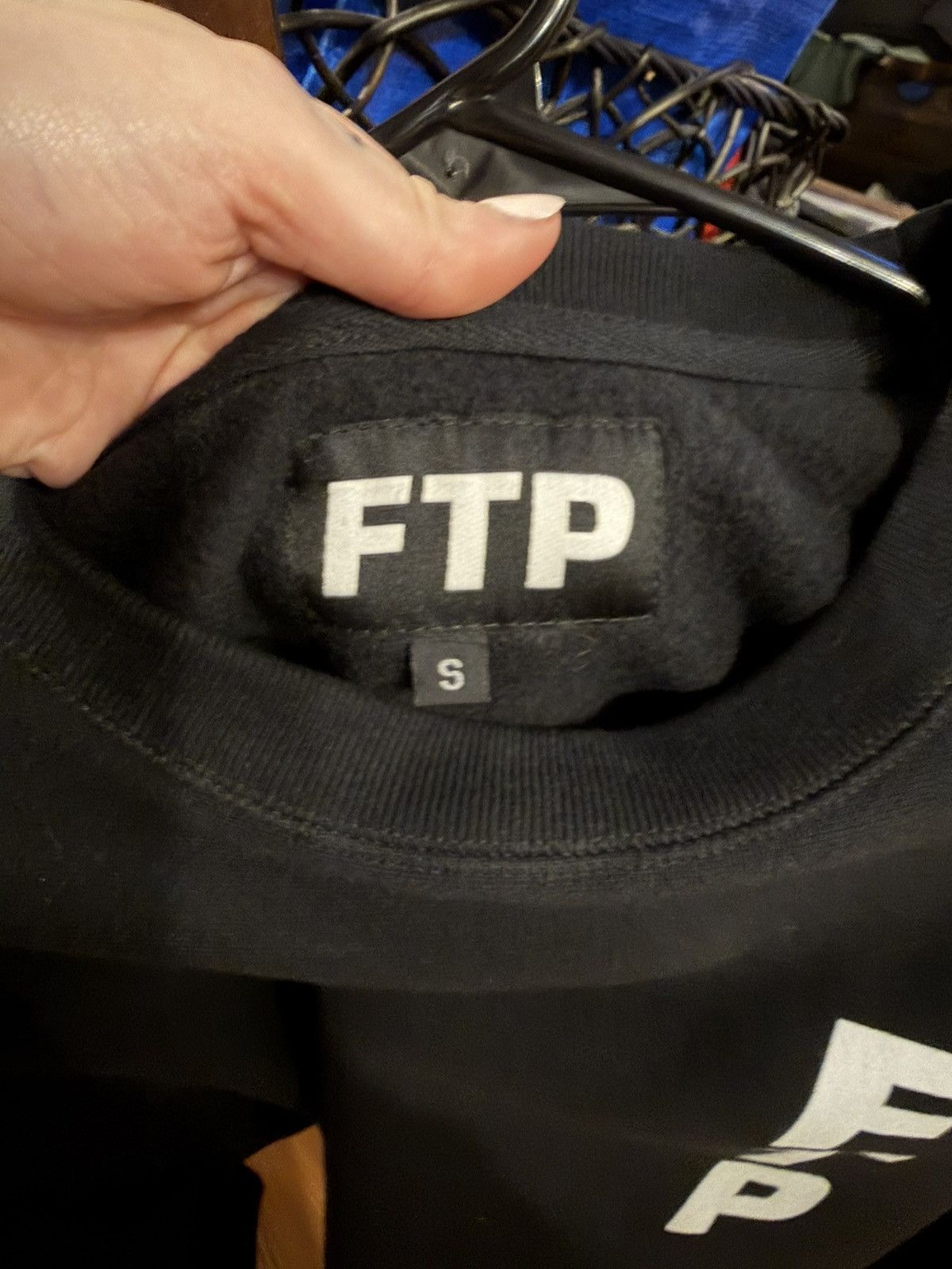 Fuck The Population FTP Vertical Logo Crewneck Size US S / EU 44-46 / 1 - 3 Thumbnail