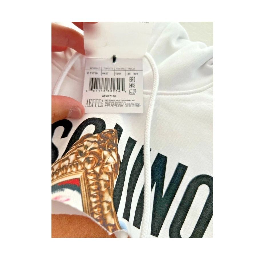 Moschino SS20 Moschino Couture Jeremy Scott Teddybear Painting Hoodie Size L / US 10 / IT 46 - 7 Thumbnail