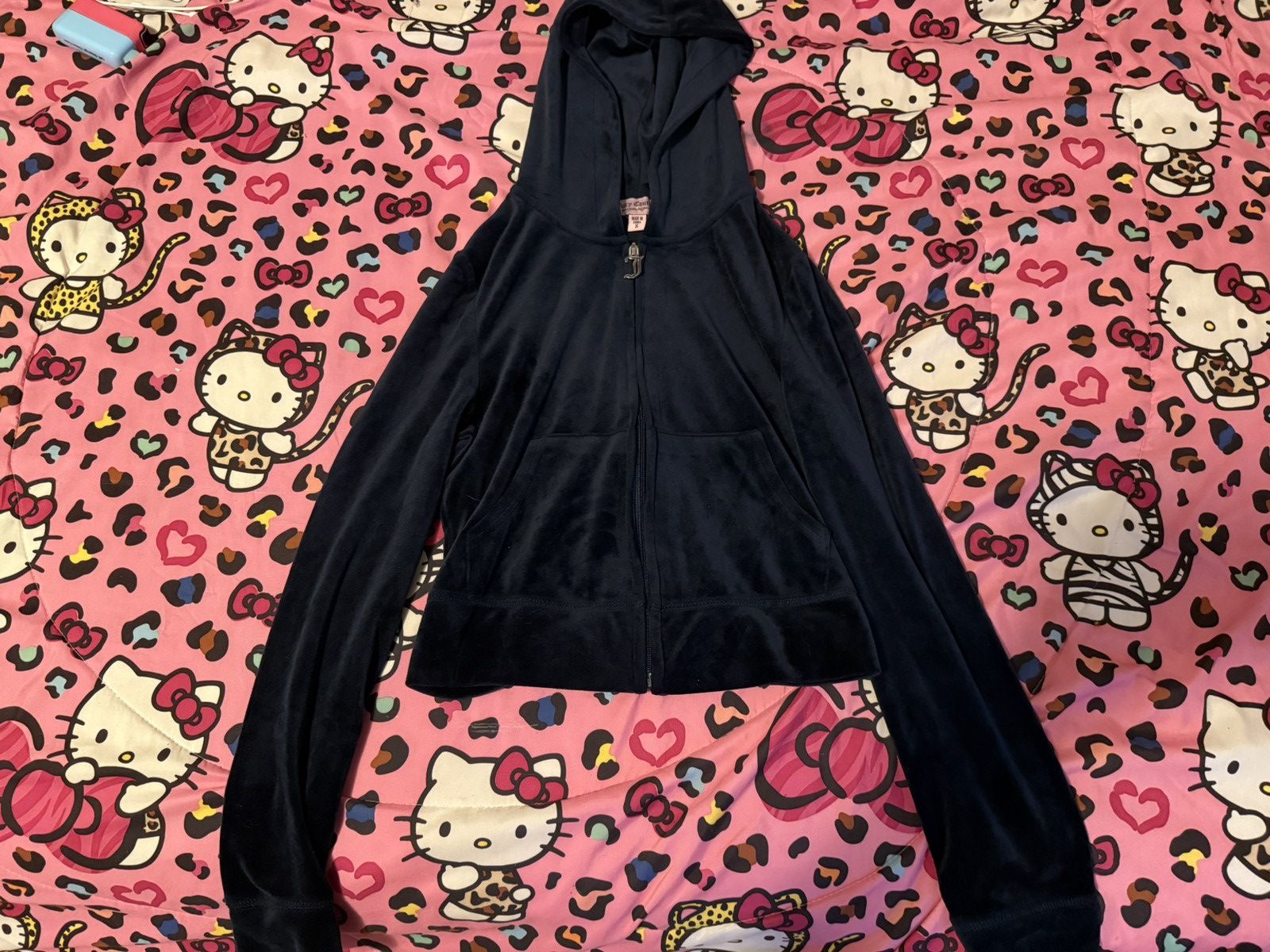 Juicy Couture Juicy Couture Navy Blue Jacket Size S / US 4 / IT 40 - 3 Thumbnail