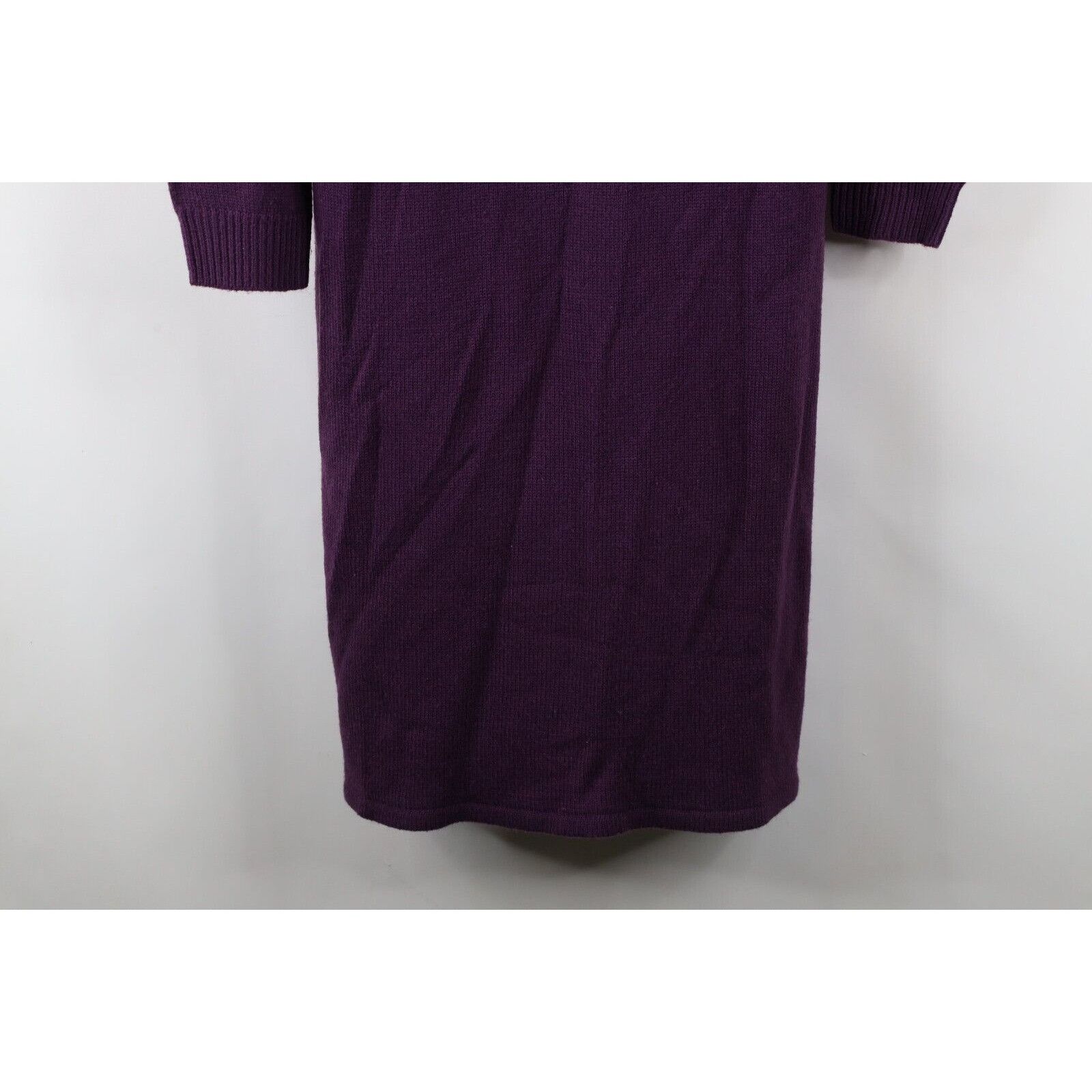 Vintage Vintage 90s Streetwear Cable Knit Long Sleeve Sweater Dress Size M / US 6-8 / IT 42-44 - 4 Thumbnail