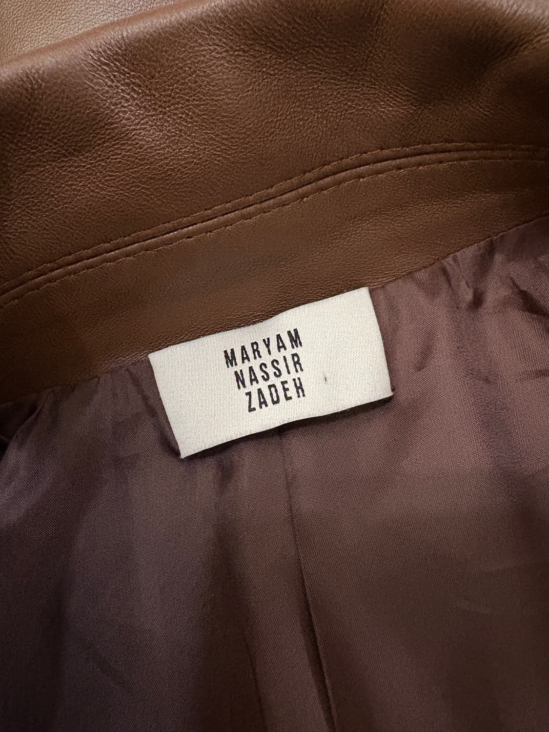 Maryam Nassir Zadeh Phoenicia Leather Jacket Size US M / EU 48-50 / 2 - 9 Thumbnail