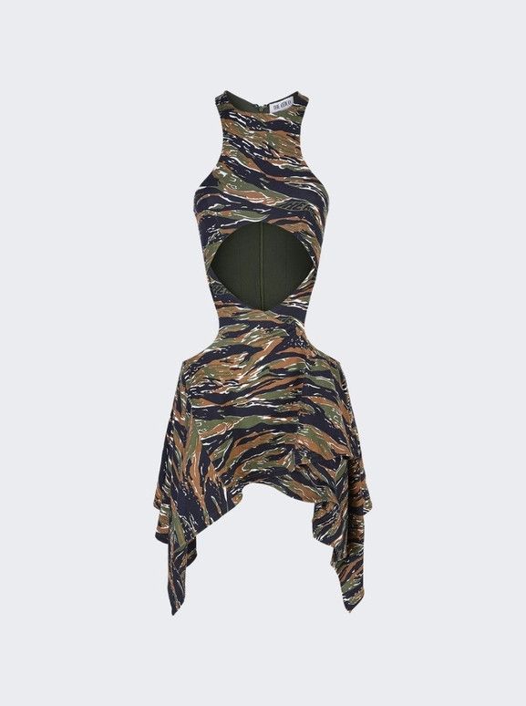 The Attico o1mle0526 Magnolia Mini Dress in Multicolor Size S / US 4 / IT 40 - 1 Thumbnail