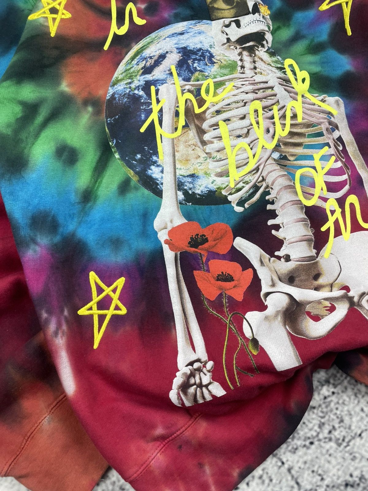 Travis Scott Astroworld L Europa 2019 Tour Tie-Dye Hoodie Streetwear Size US L / EU 52-54 / 3 - 6 Thumbnail