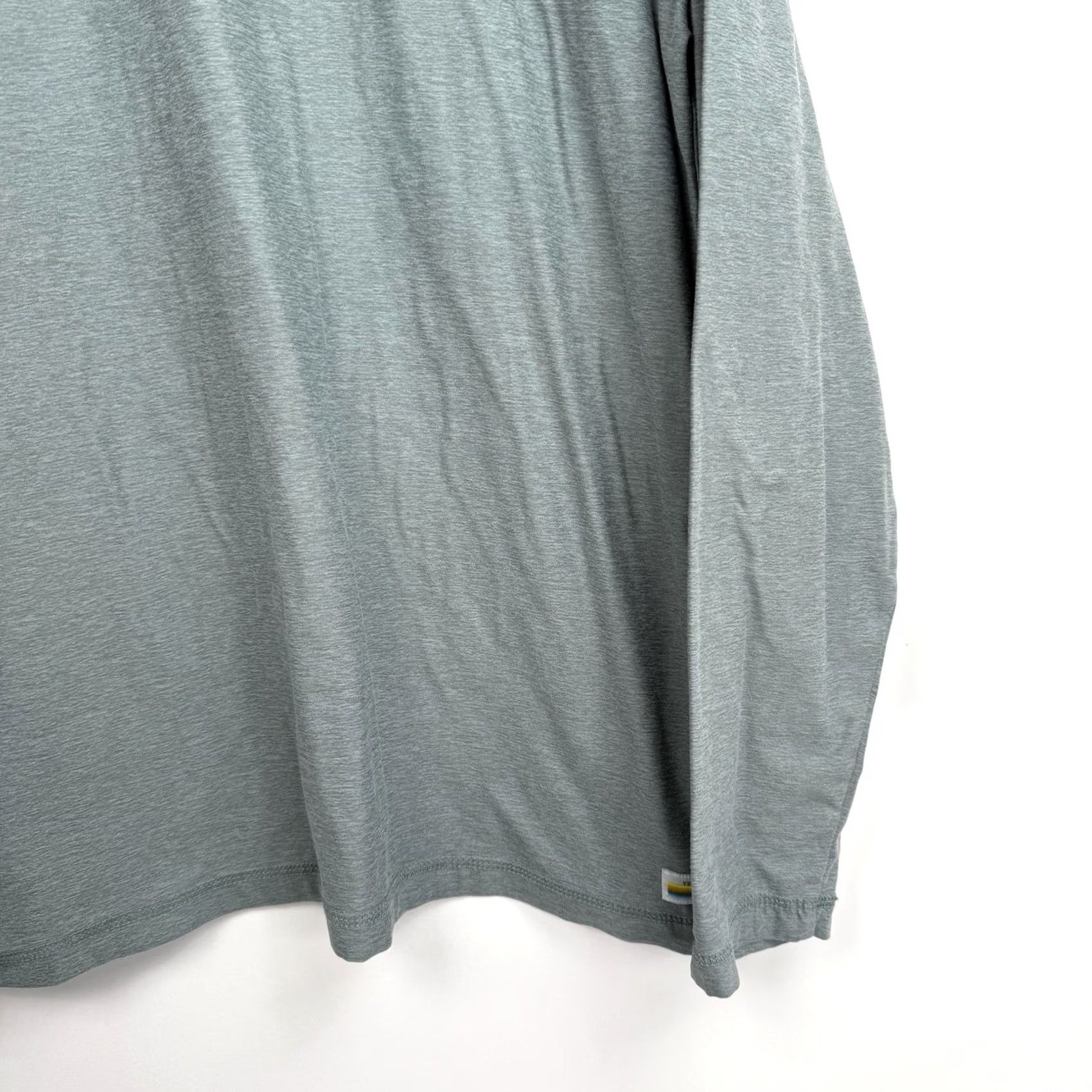 Vuori Vuori Shirt Mens XL Strato Tech Green Lightweight Performance Gym Crew Neck Pullover T-Shirt Size US XL / EU 56 / 4 - 4 Thumbnail