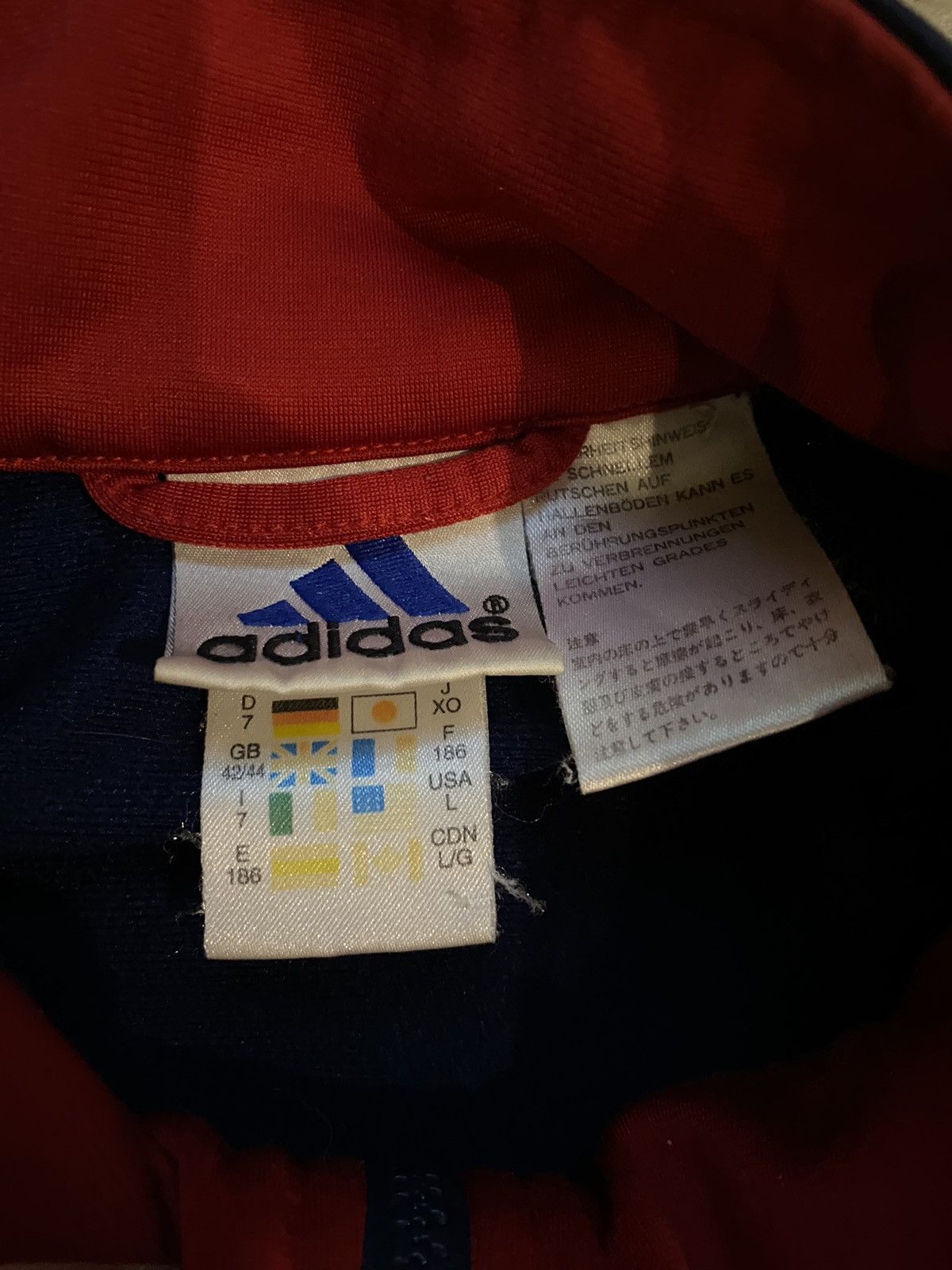 Adidas × Vintage Vintage Adidas Zip Hoodie Big Logo Rare L Size Size US L / EU 52-54 / 3 - 8 Thumbnail
