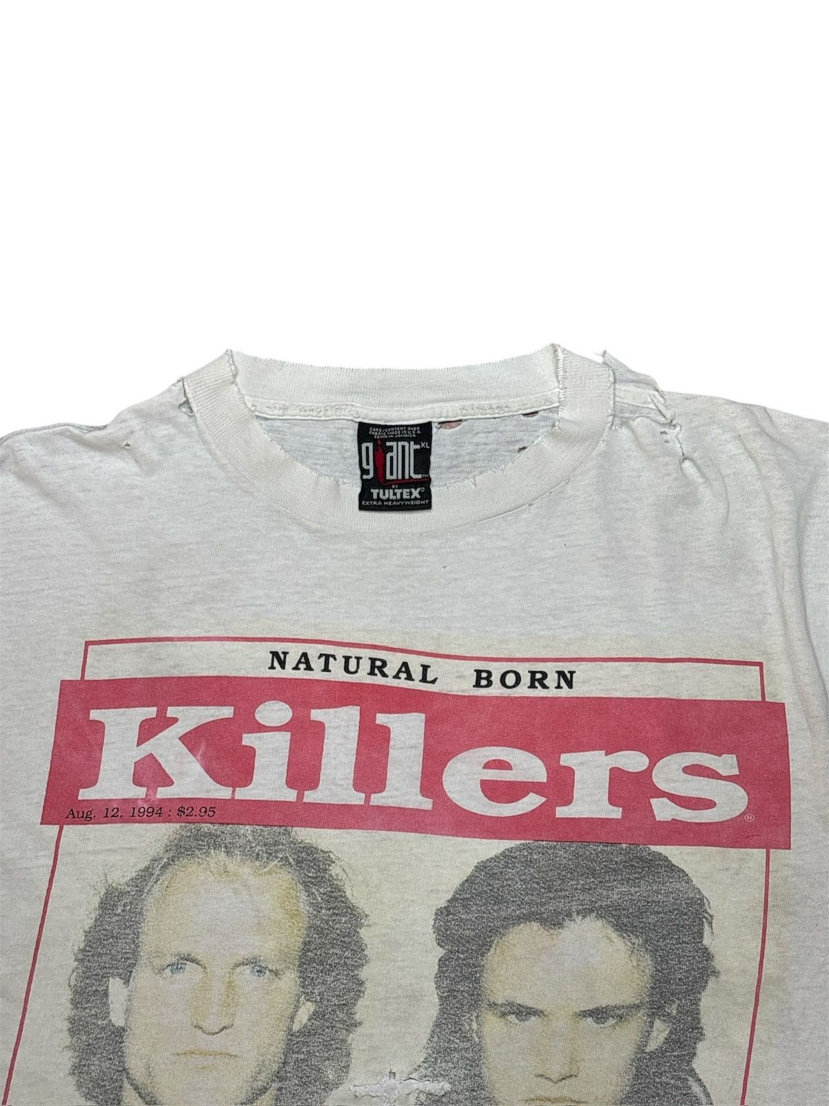 Vintage Vintage 1994 NBK Natural Born Killers Repaired faded XL Rare Size US XL / EU 56 / 4 - 4 Thumbnail