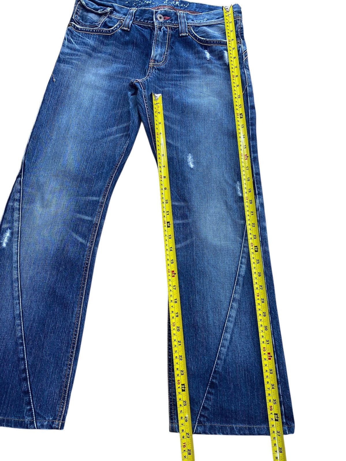 Edwin Edwin Faded Blue Wash Style Flare Jeans Size US 32 / EU 48 - 8 Thumbnail
