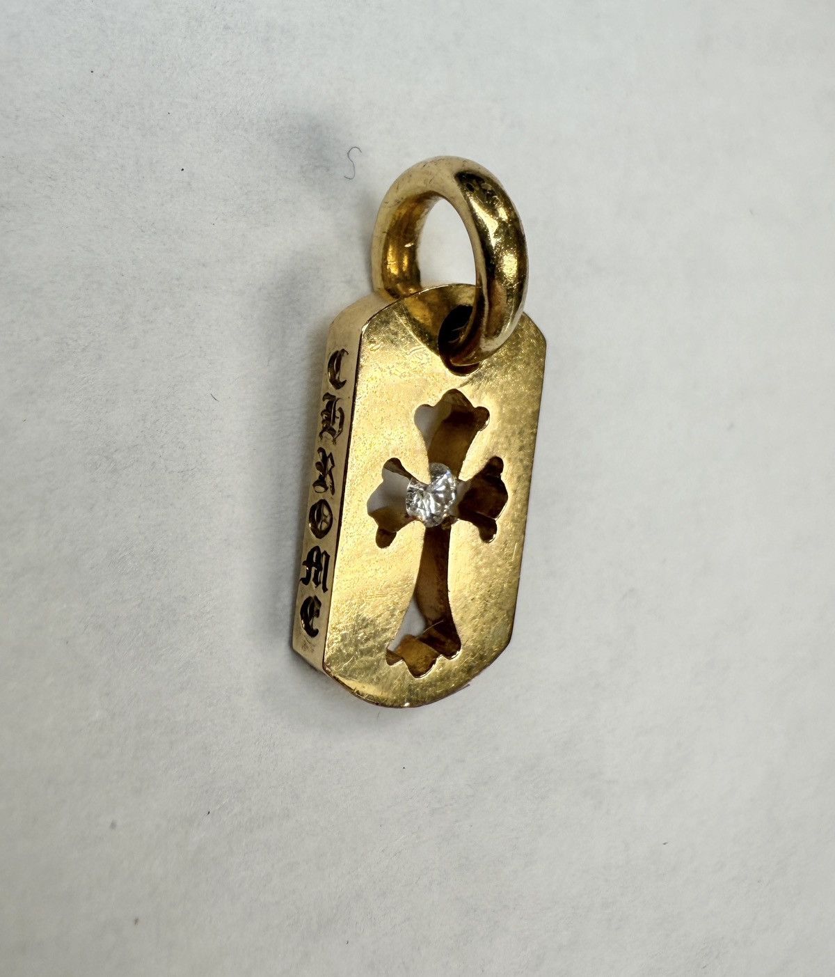 Chrome Hearts Chrome Hearts 22k Diamond Cross Cut Out Charm Size ONE SIZE - 1 Thumbnail