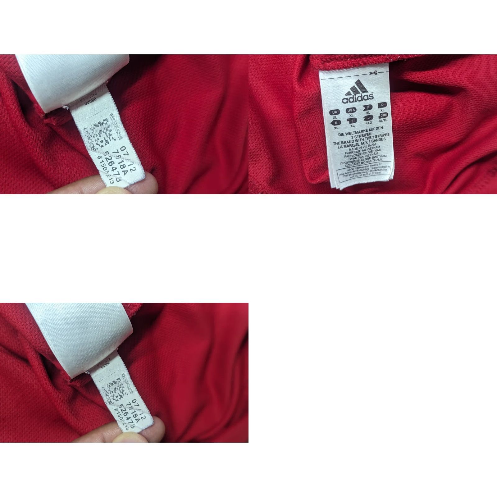 Adidas Adidas Chicago Bulls Jersey Mens XL Red Basketball Short Sleeve T-Shirt Size US XL / EU 56 / 4 - 10 Thumbnail