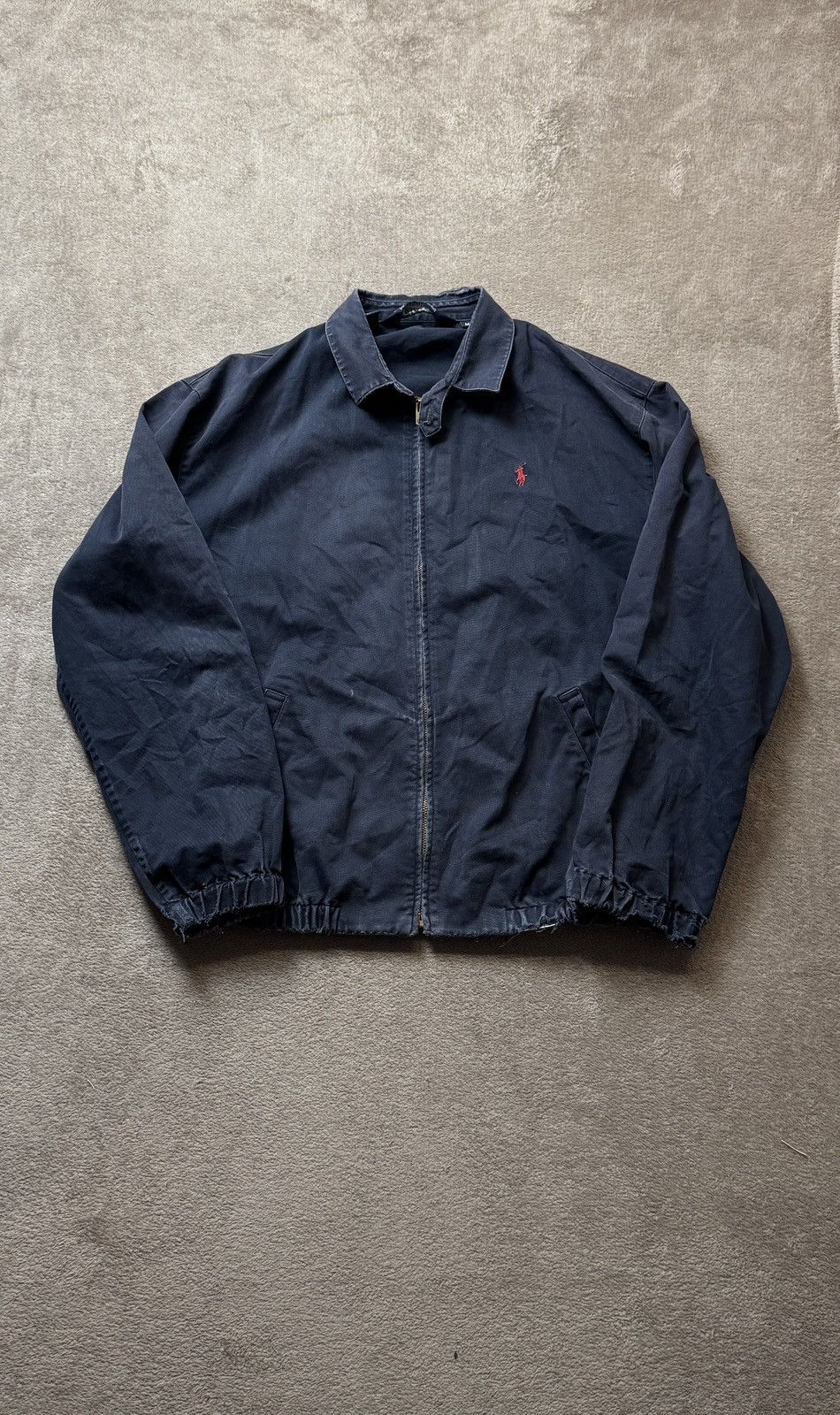 Polo Ralph Lauren Vintage Distressed Faded Mudwash Heritage Bomber Jacket ysl Size US M / EU 48-50 / 2 - 1 Thumbnail