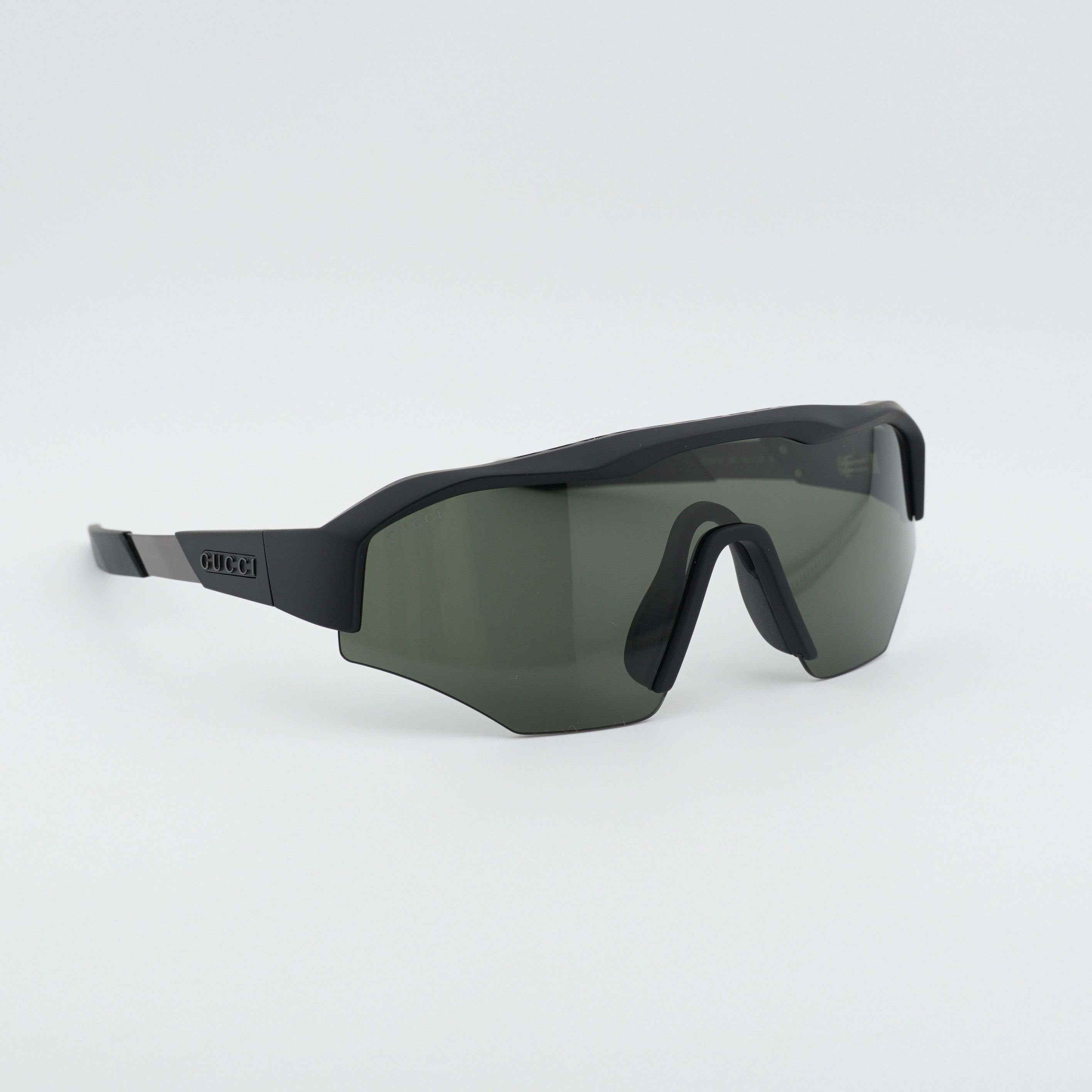 Gucci Gucci GG2017S 003 Sunglasses Black Shield Frame, Grey Lenses Size ONE SIZE - 8 Thumbnail