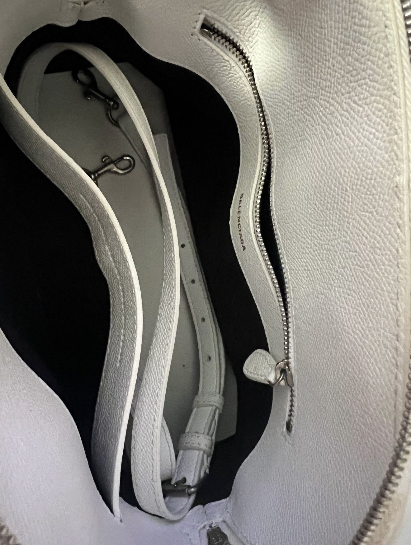 Balenciaga Balenciaga Ville Medium Top Handle Bag White With Logo Size ONE SIZE - 3 Thumbnail