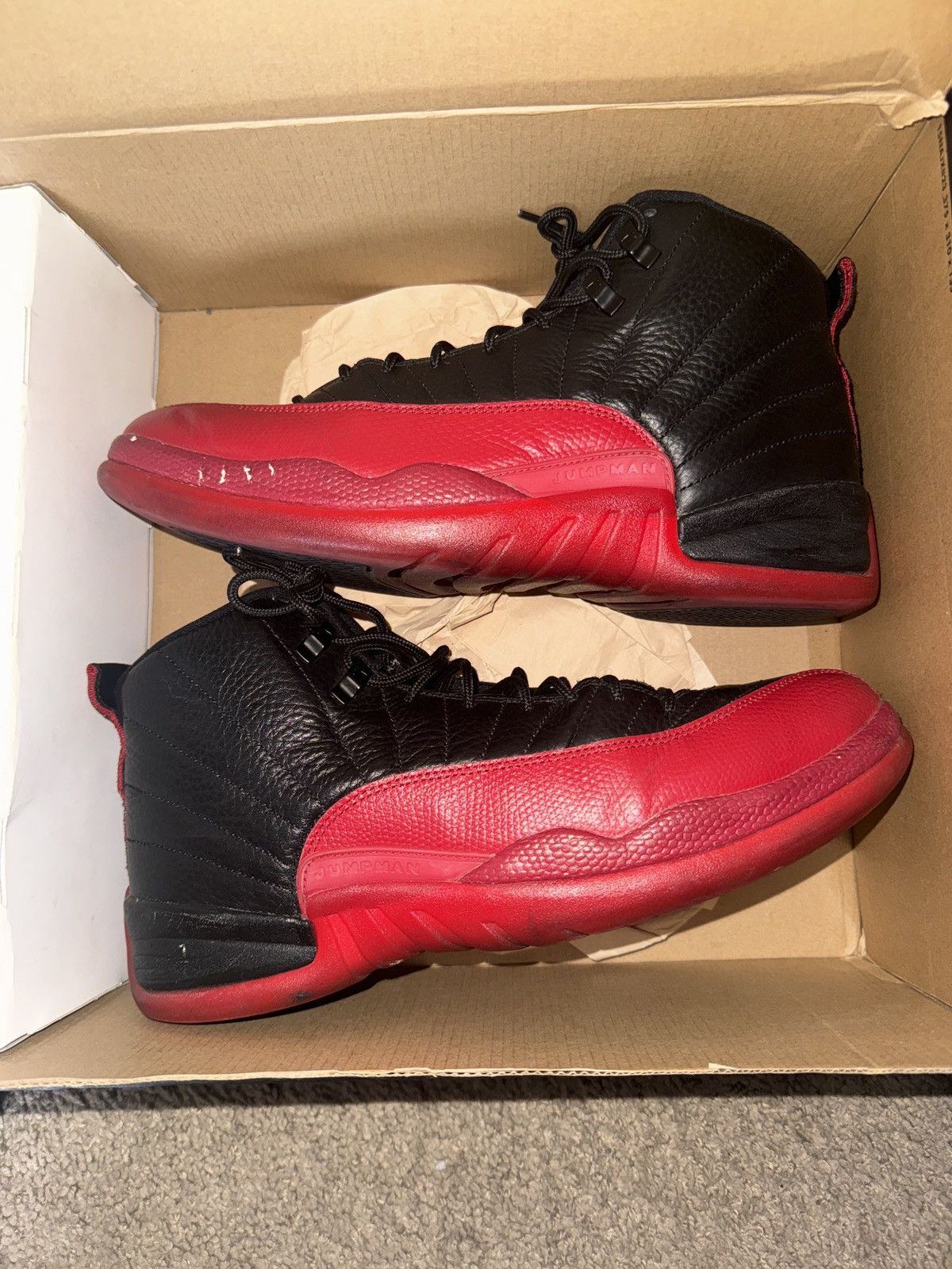 Jordan Brand × Nike Air Jordan 12 flu games Size US 11 / EU 44 - 1 Thumbnail