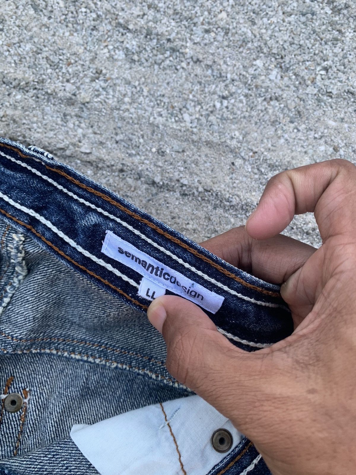 semanticdesign 💥Flared💥Semantic Design Nice Design Jeans Pants Size US 33 - 9 Thumbnail