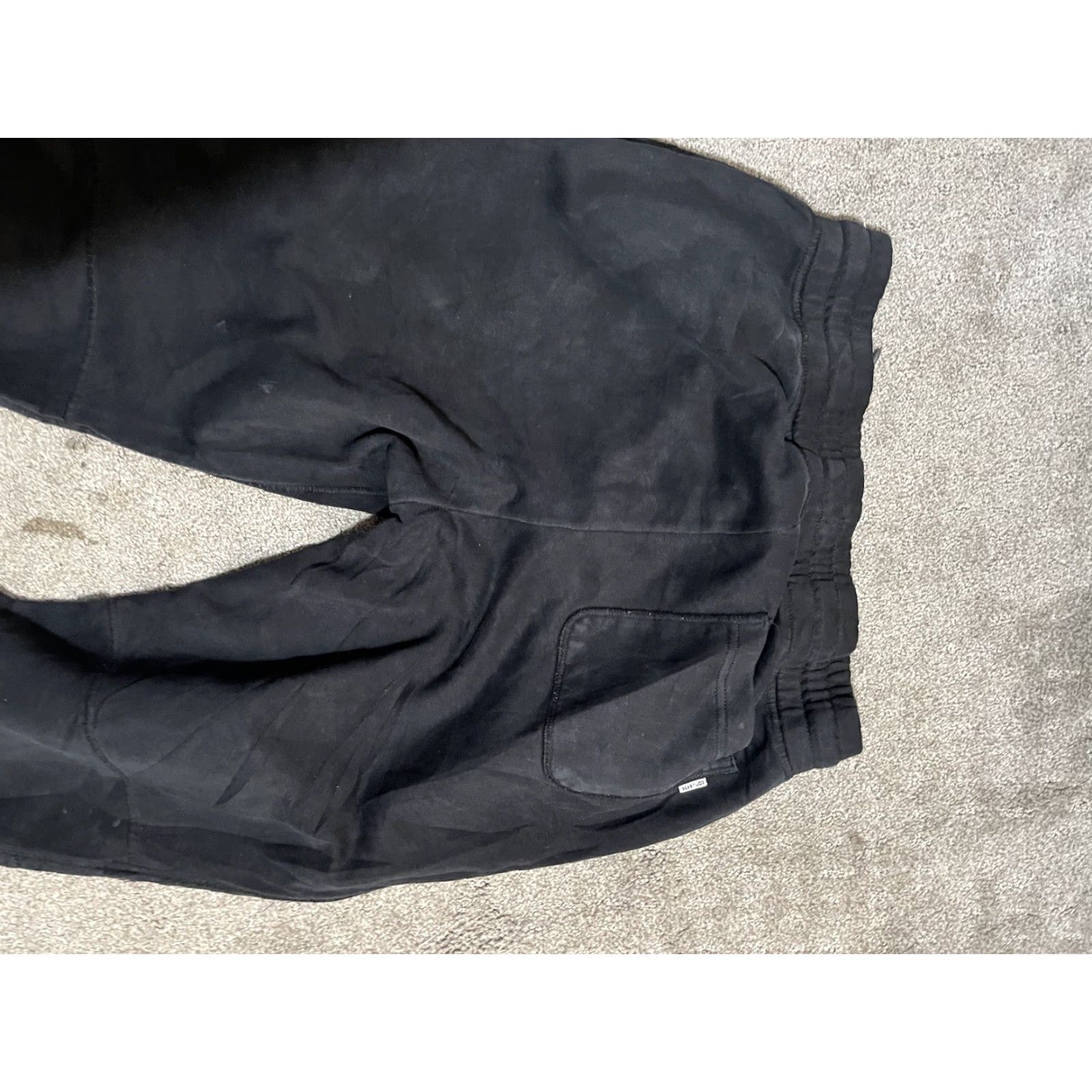 Converse Converse Joggers Mens Small Black Logo Graphic Sweatpants Size US 39 - 4 Thumbnail